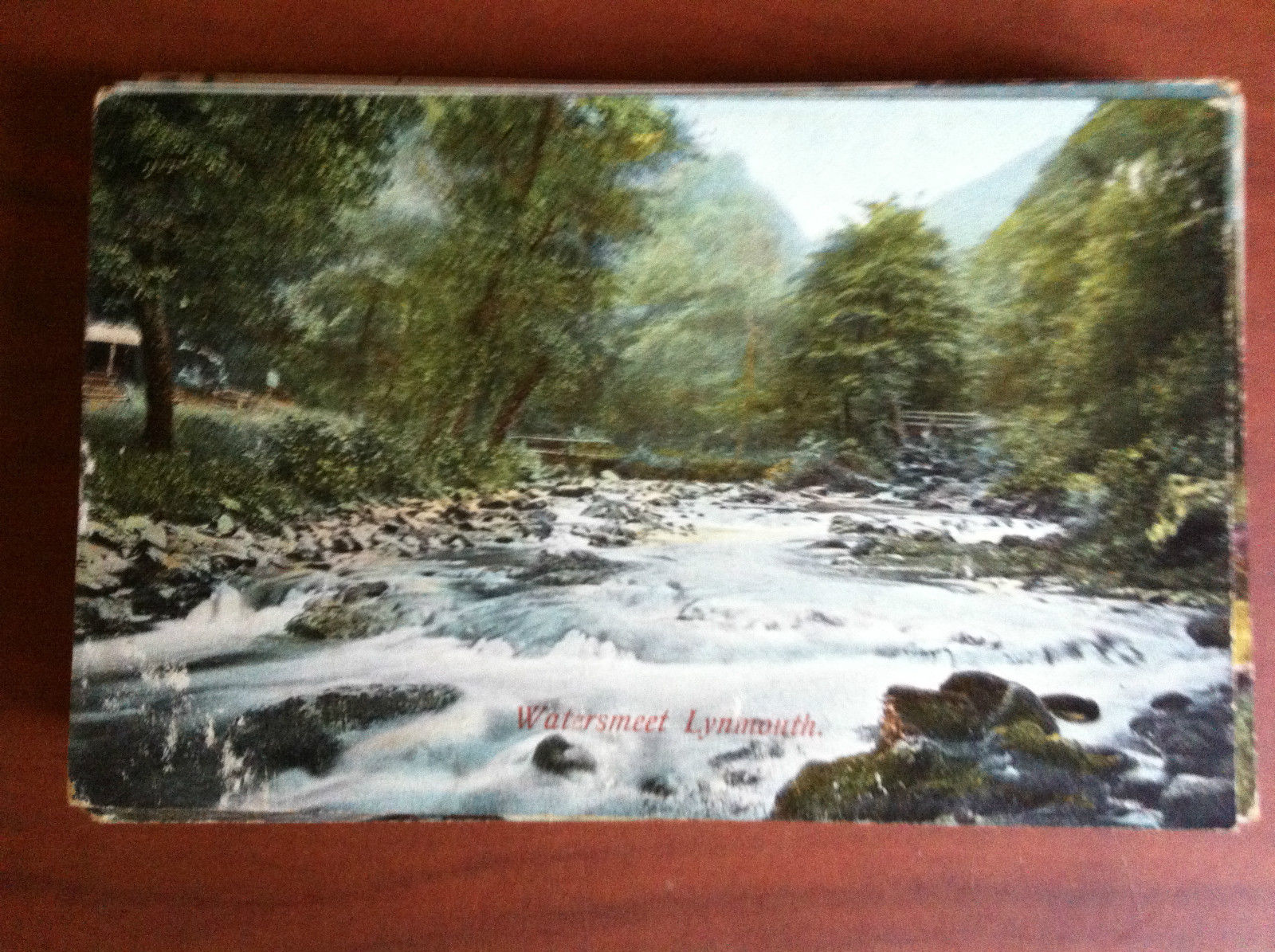 Cartolina Postcard early '900 UK Lynmouth Watersmeet - not traveled …