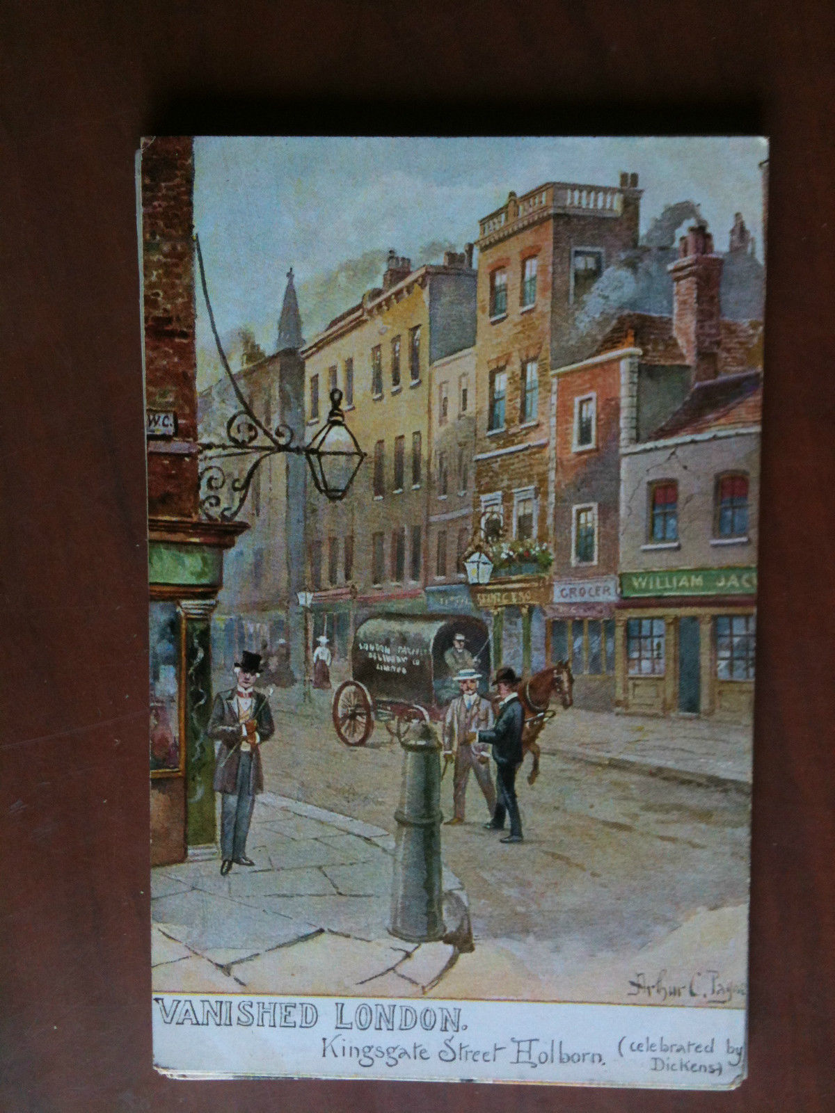 Cartolina Postcard early '900 UK Vanished London Kingsgate Street- non …