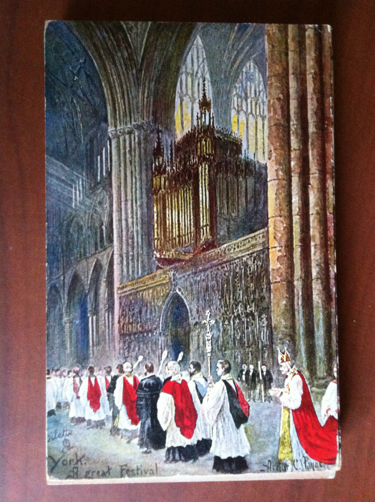 Cartolina Postcard early '900 UK York Cathedral - not traveled …