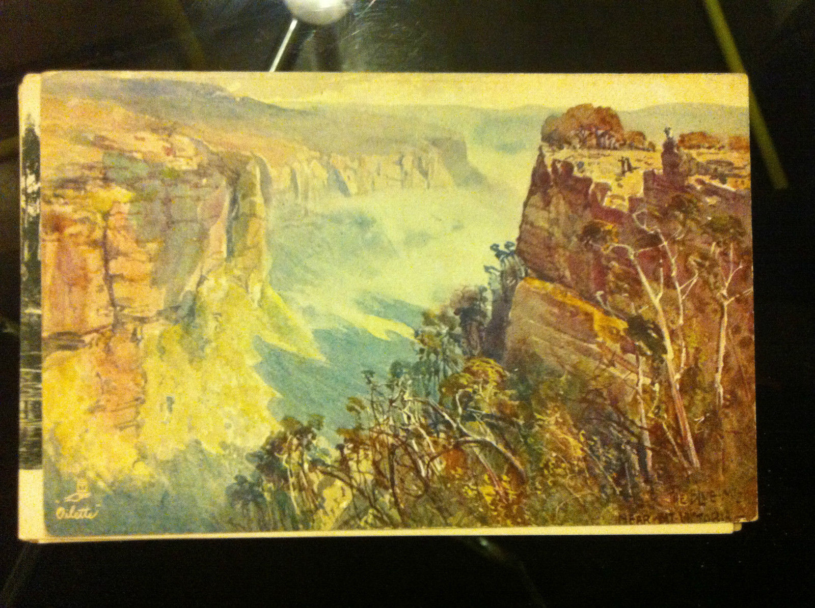 Cartolina Postcard inizi '900 Australia Mount Victoria non viaggiata E9651