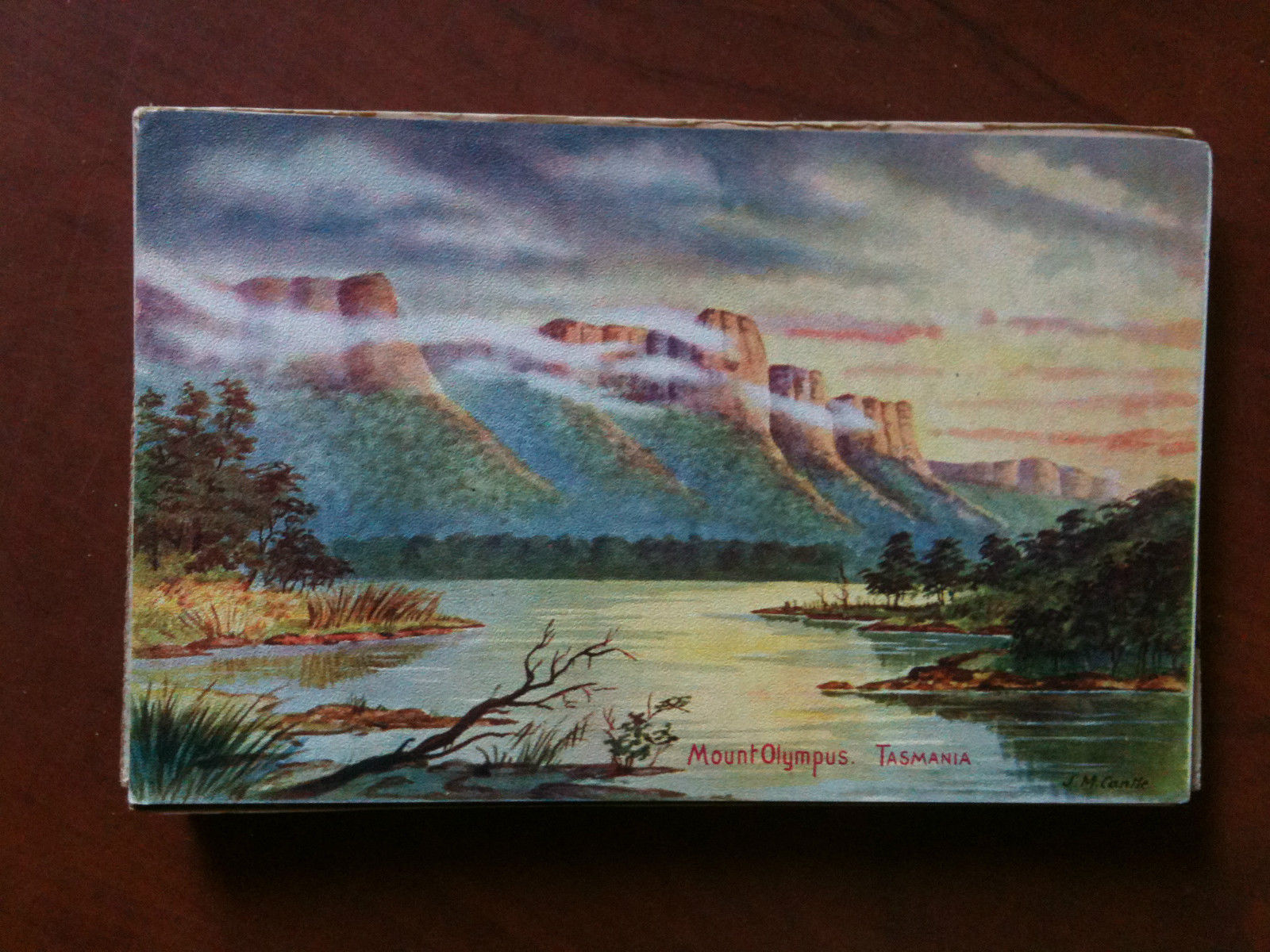 Cartolina Postcard inizi '900 Australia Tasmania Mount Olympus - non …