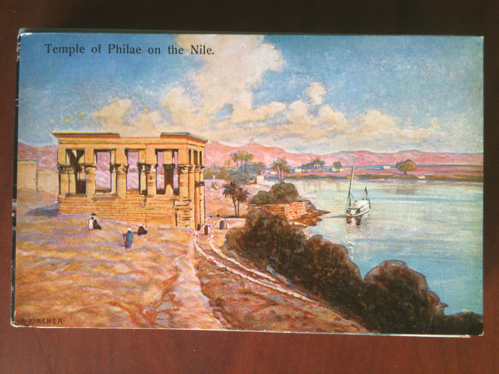 Cartolina Postcard inizi '900 Egypt Nile - non viaggiata