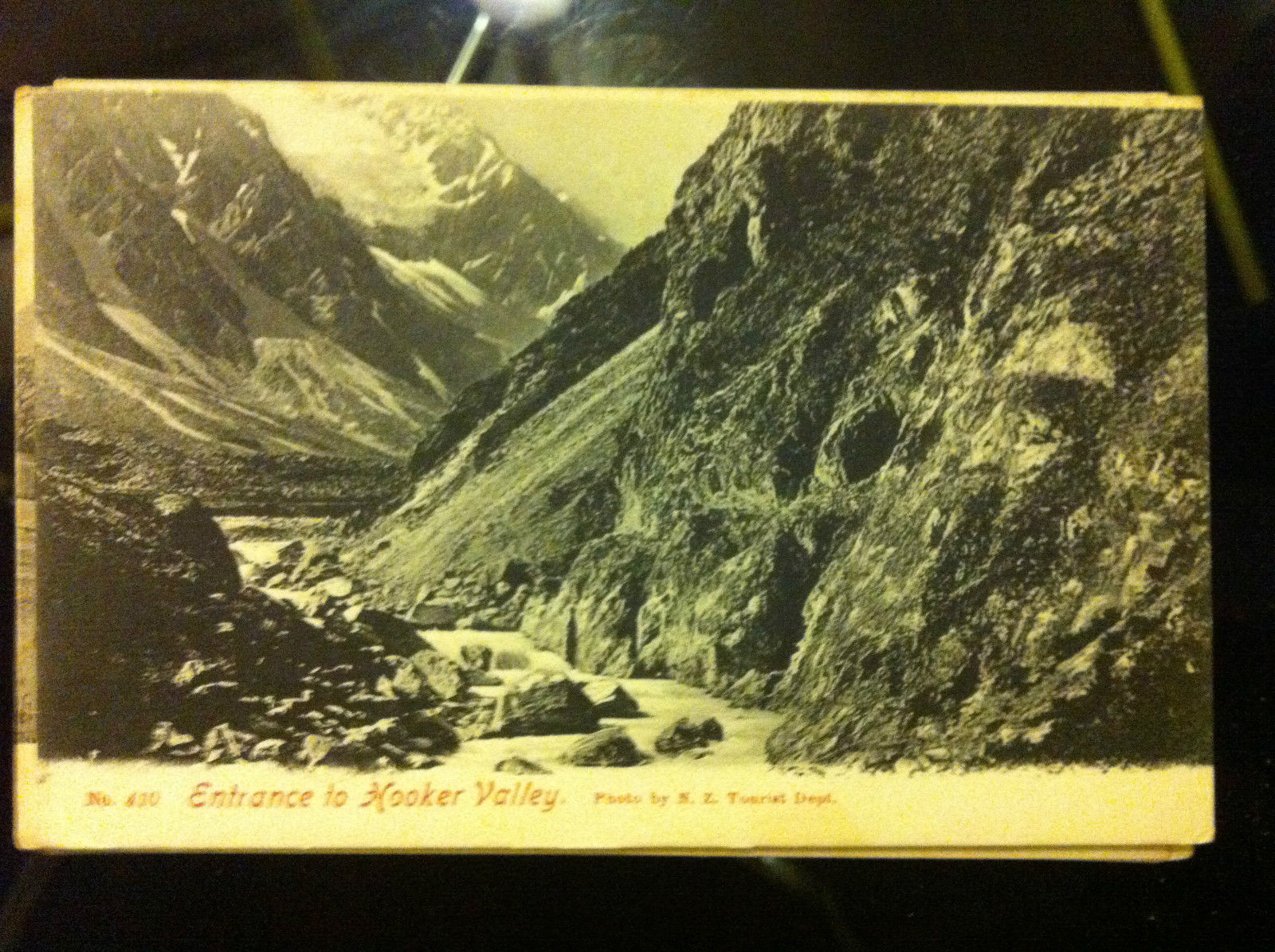 Cartolina Postcard inizi '900 New Zealand Hooker Valley - non …