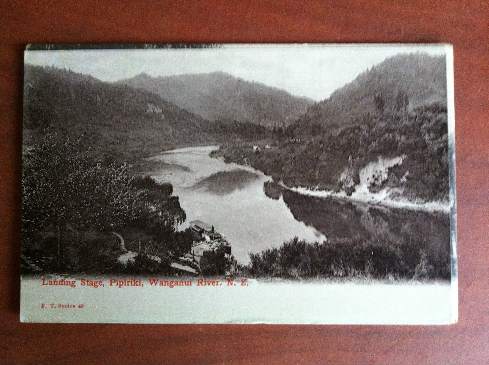 Cartolina Postcard inizi '900 New Zealand Pipiriki Wanganui non viaggiata- …
