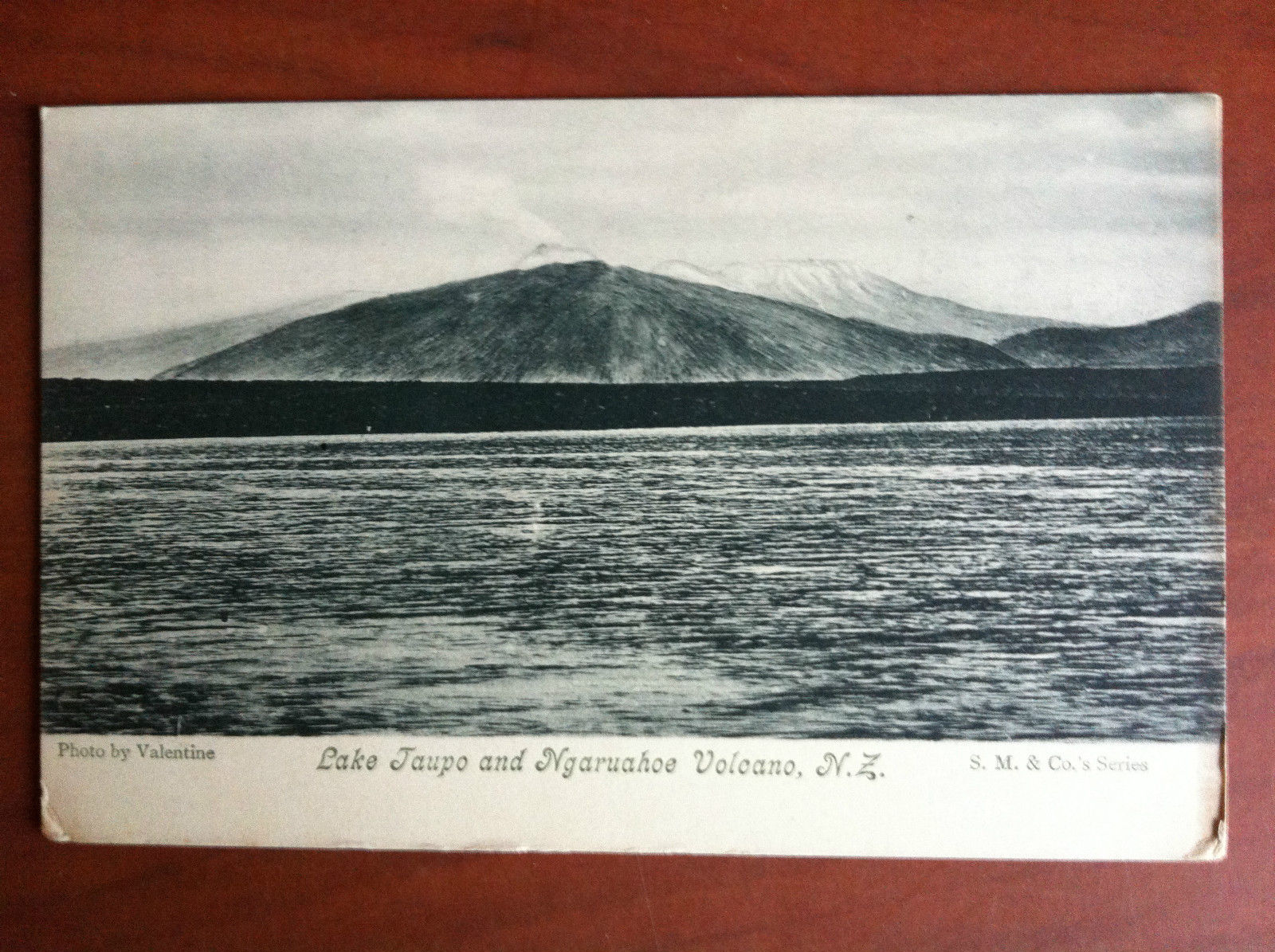 Cartolina Postcard inizi '900 New Zealand Tapuo Ngaruahoe -non viaggiata …