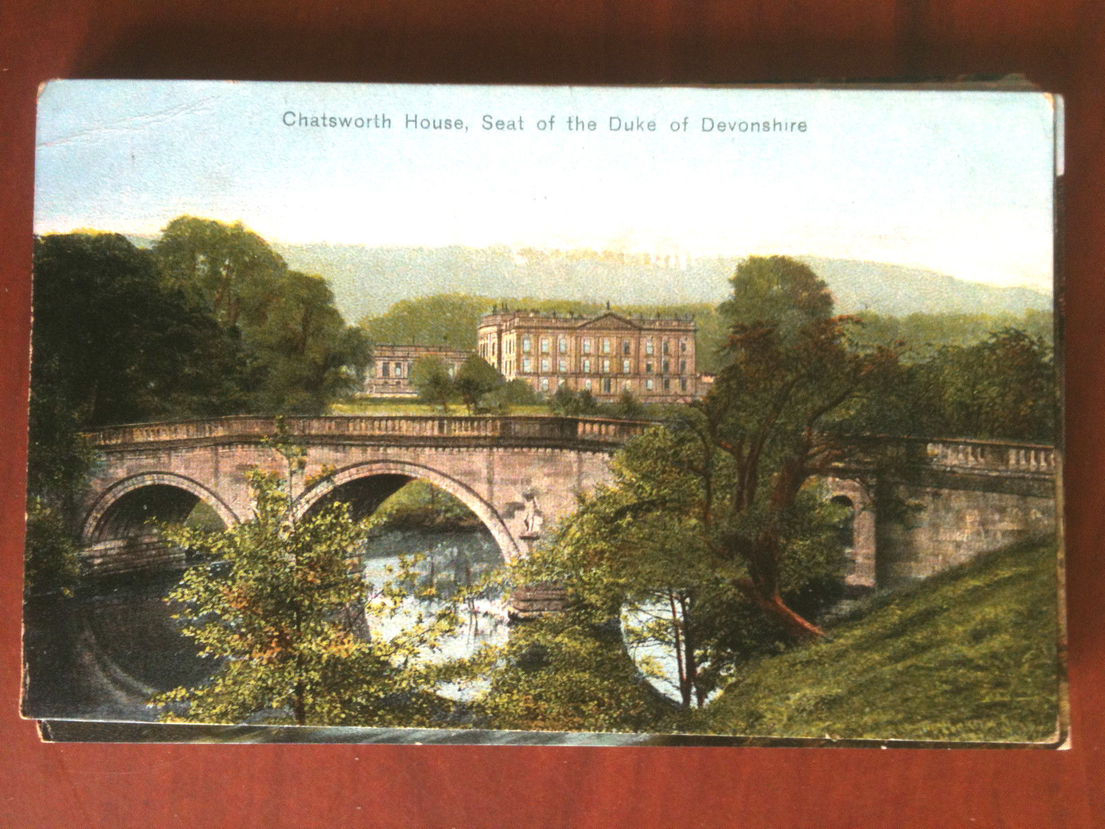 Cartolina Postcard inizi '900 UK Chatsworth House - non viaggiata …
