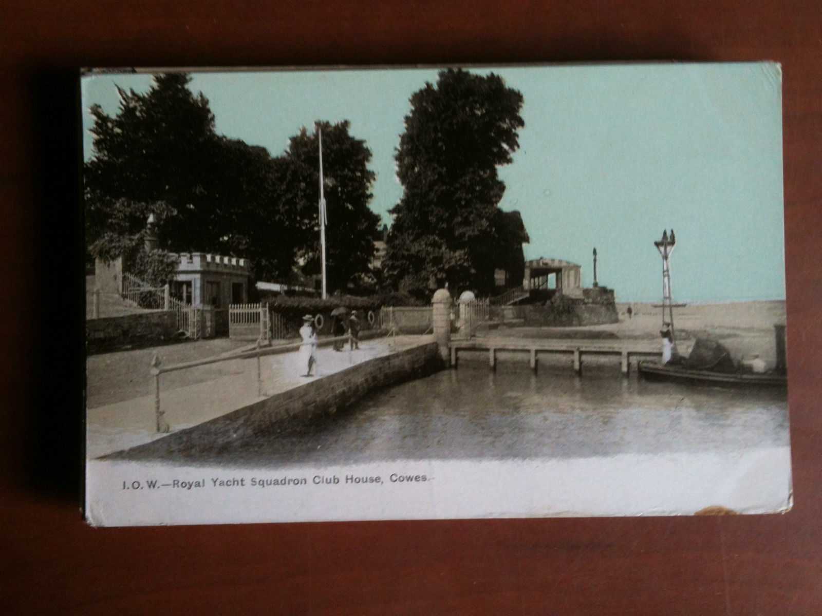 Cartolina Postcard inizi '900 UK Cowes Yacht Squadron Club House …