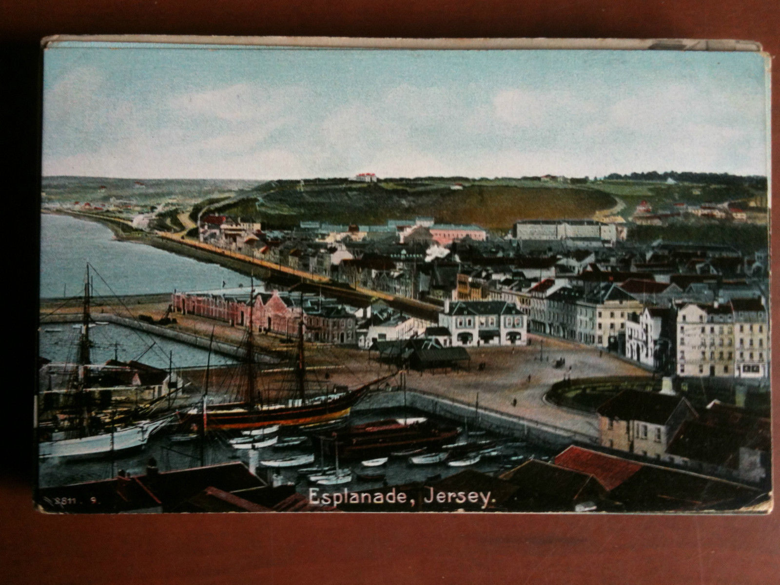 Cartolina Postcard inizi '900 UK Esplanade, Jersey - non viaggiata