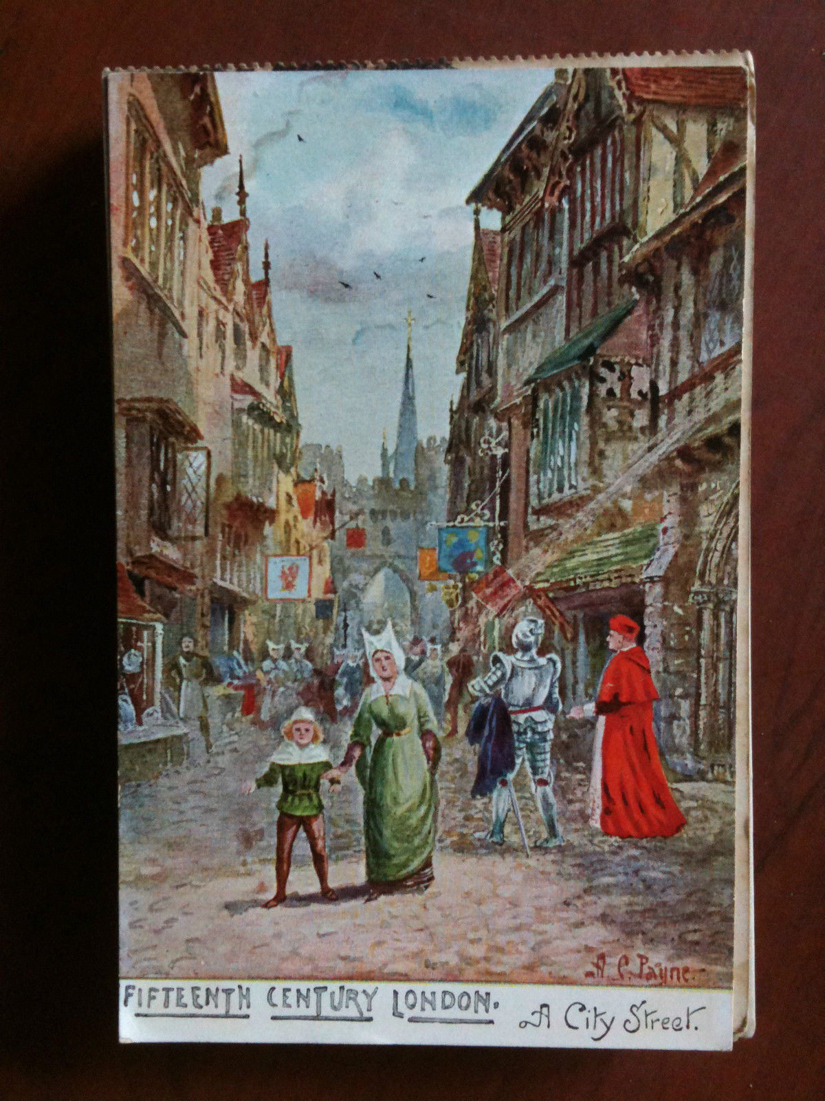 Cartolina Postcard inizi '900 UK Fifteenth Century London - non …