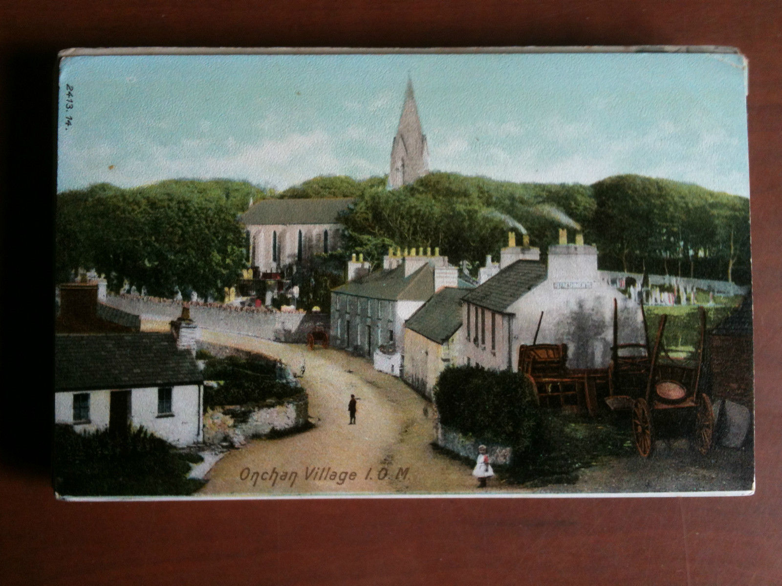 Cartolina Postcard inizi '900 UK Onchan Village - non viaggiata