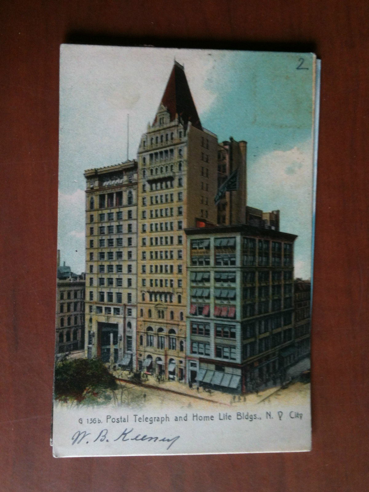 Cartolina Postcard inizi '900 USA Postal Building New York - …