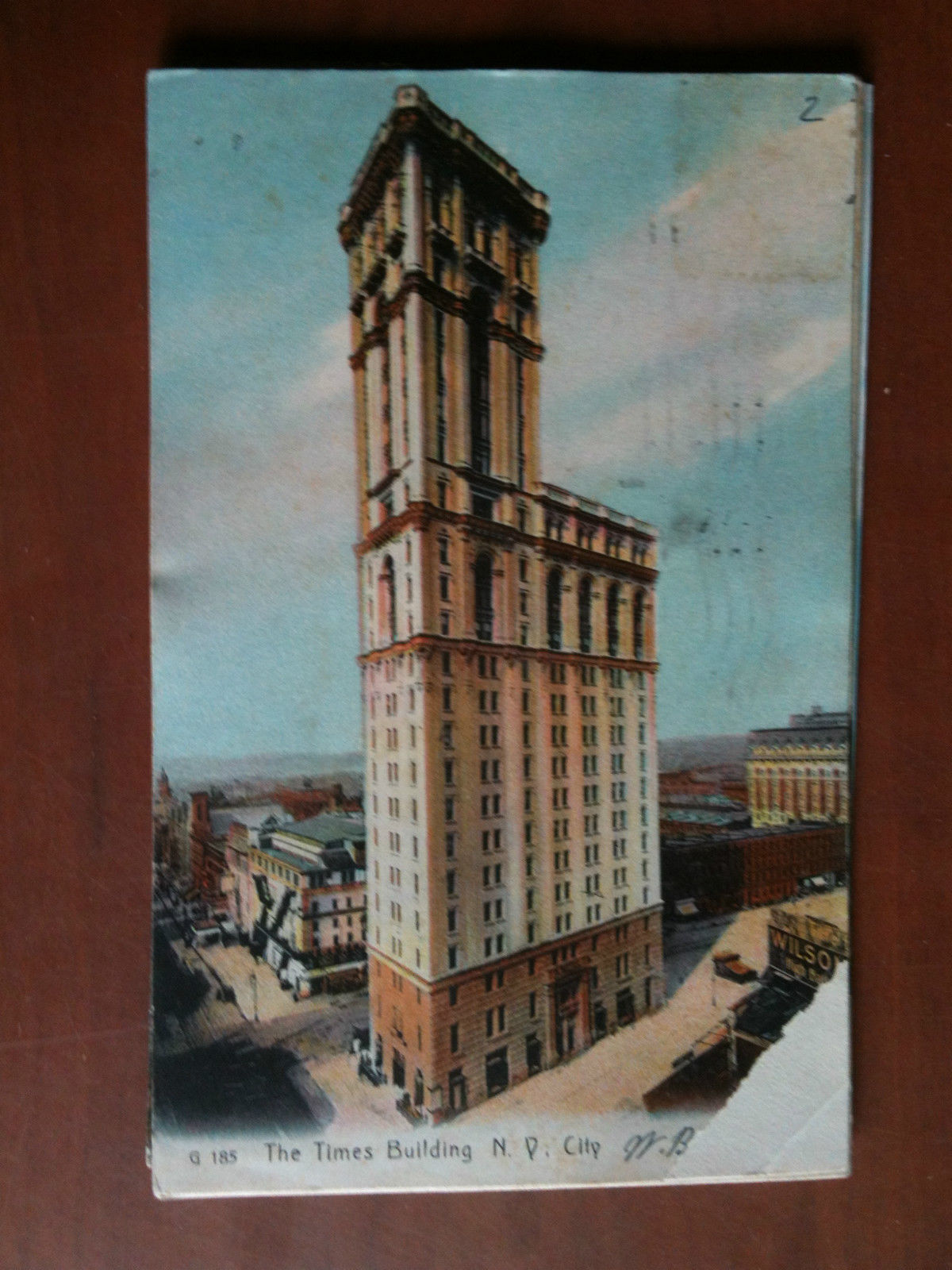 Cartolina Postcard inizi '900 USA The Times Building New York …