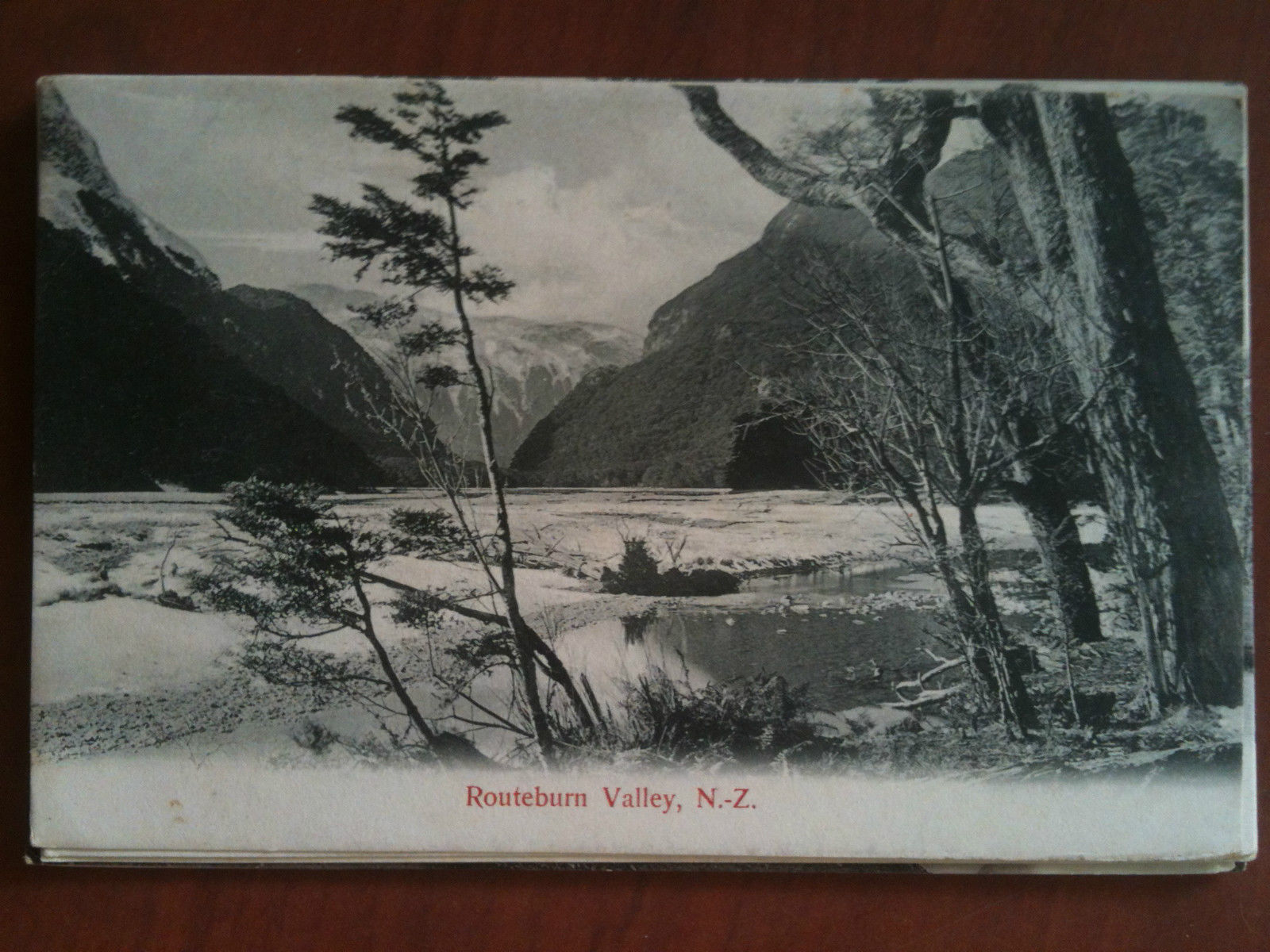 Cartolina Postcard inizi/early '900 New Zealand Routebur - non viaggiata …