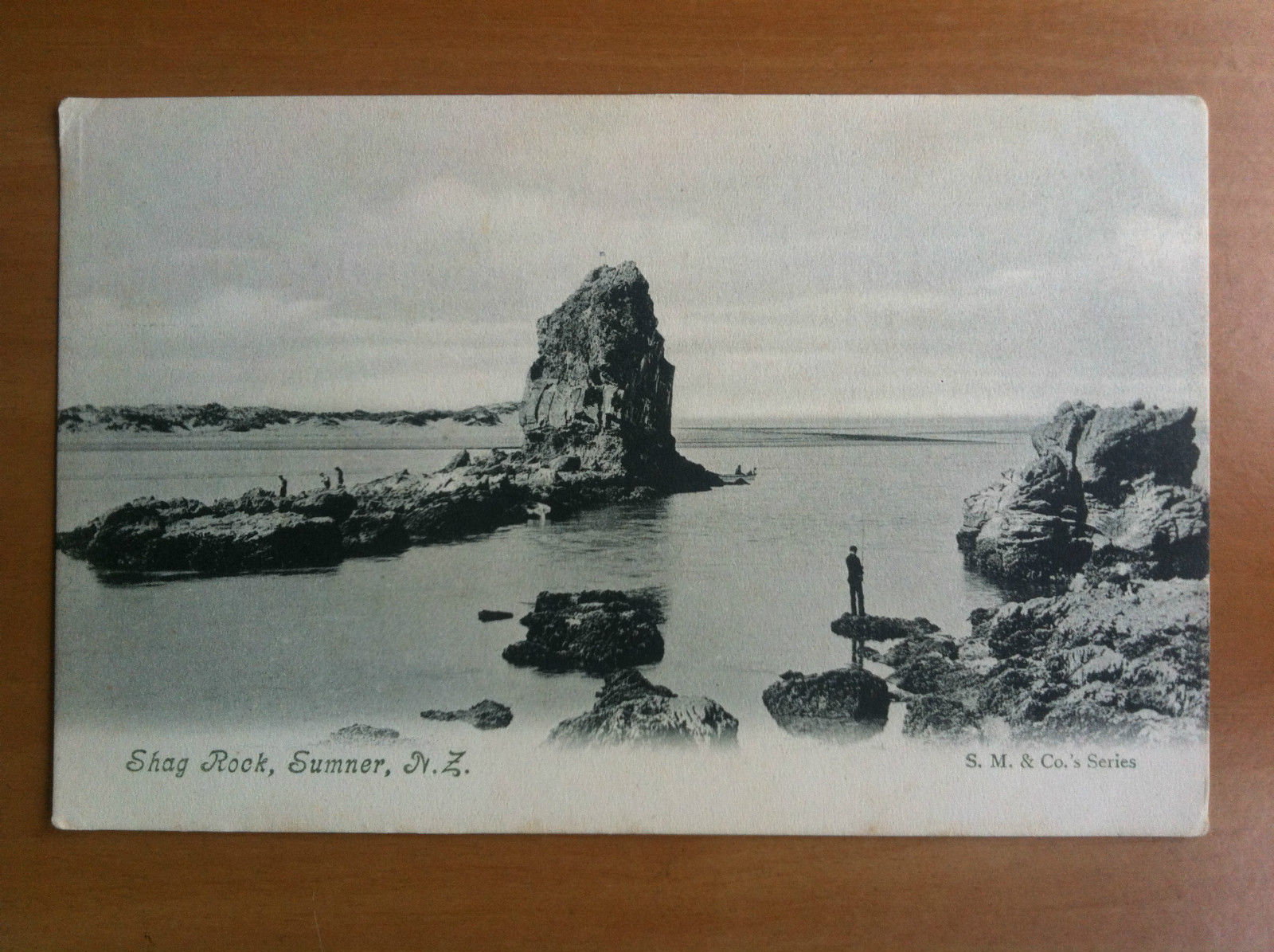 Cartolina Postcard New Zealand Shag Rock Sumner - non viaggiata …