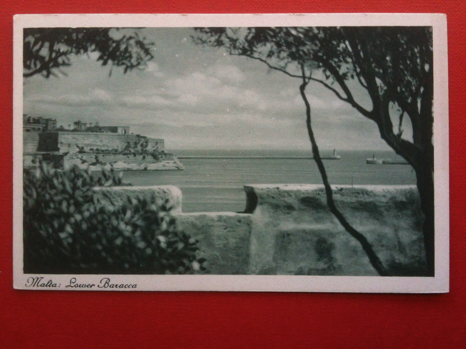 Cartolina Postcard primi '900 Malta Lower Baracca - non viaggiata