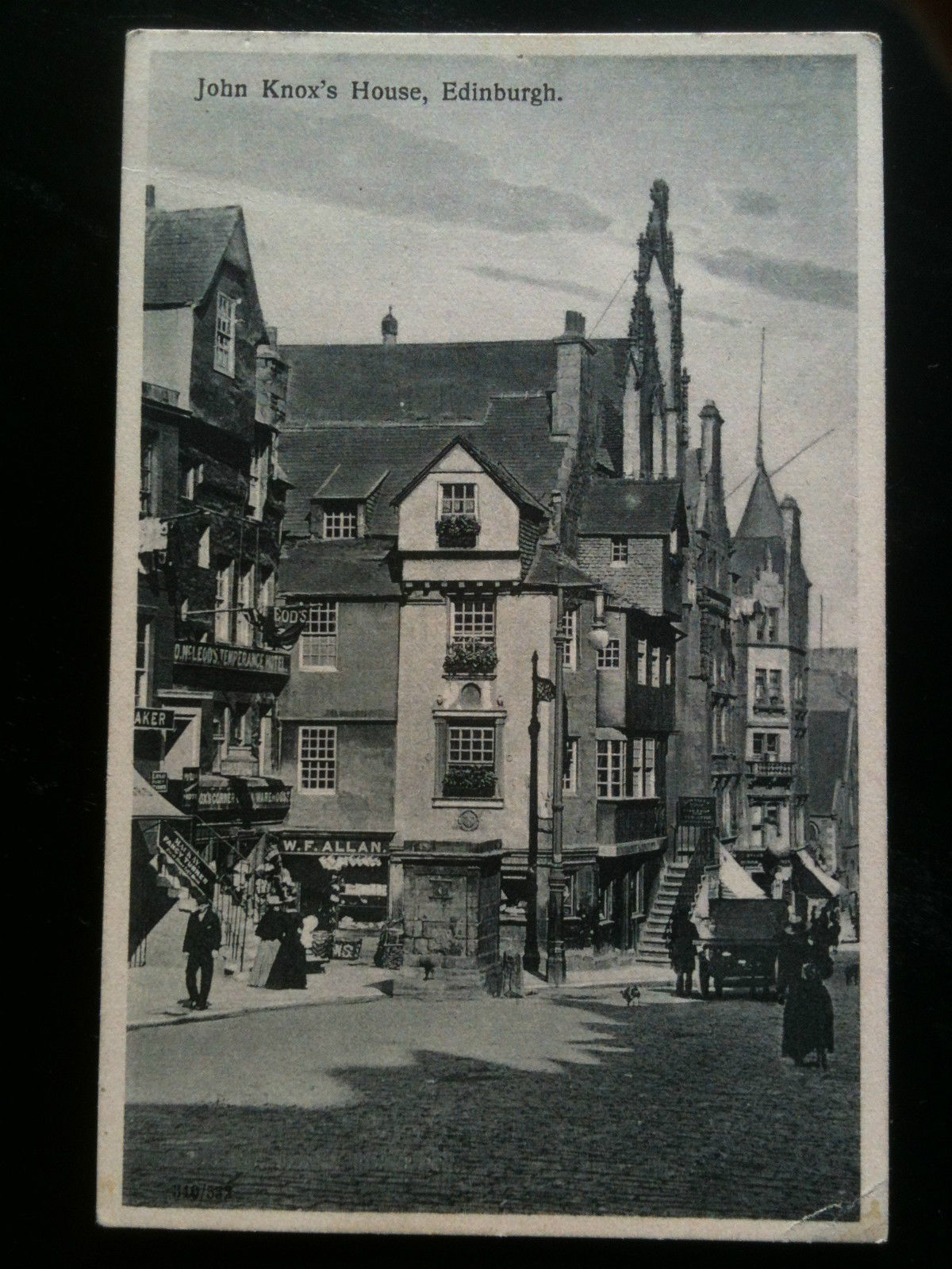 Cartolina Postcard primi '900 Regno Unito UK Edinburgh John Knox- …