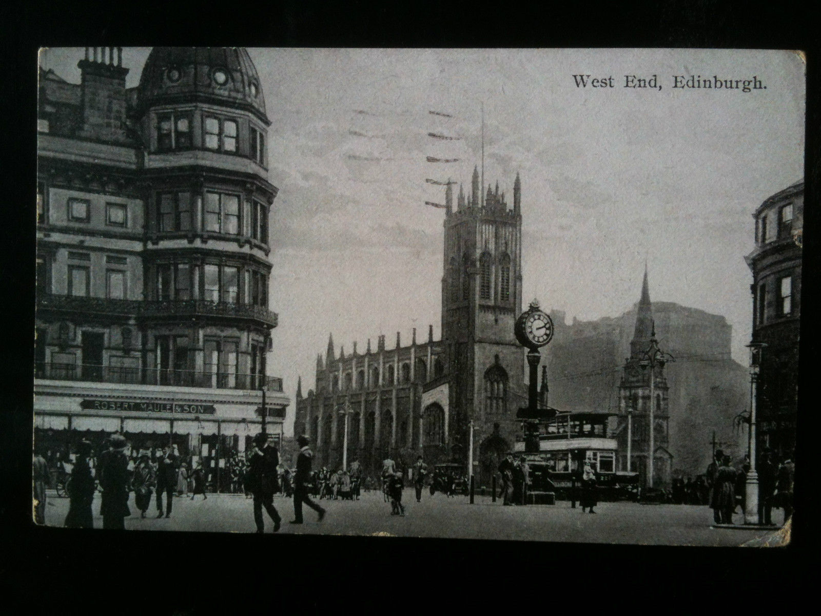 Cartolina Postcard primi/early '900 Regno Unito UK Edinburgo/Edinburgh viaggiata