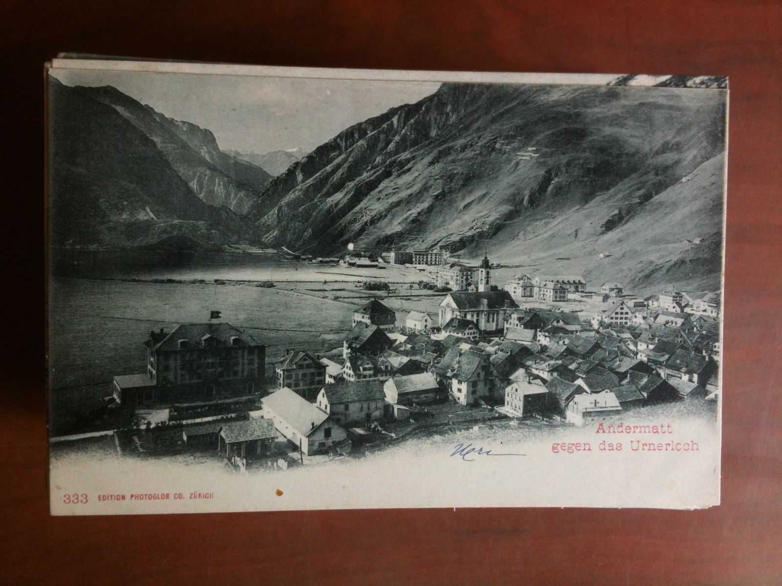 Cartolina Postkarte primi '900 Andermatt Urnericch - non viaggiata