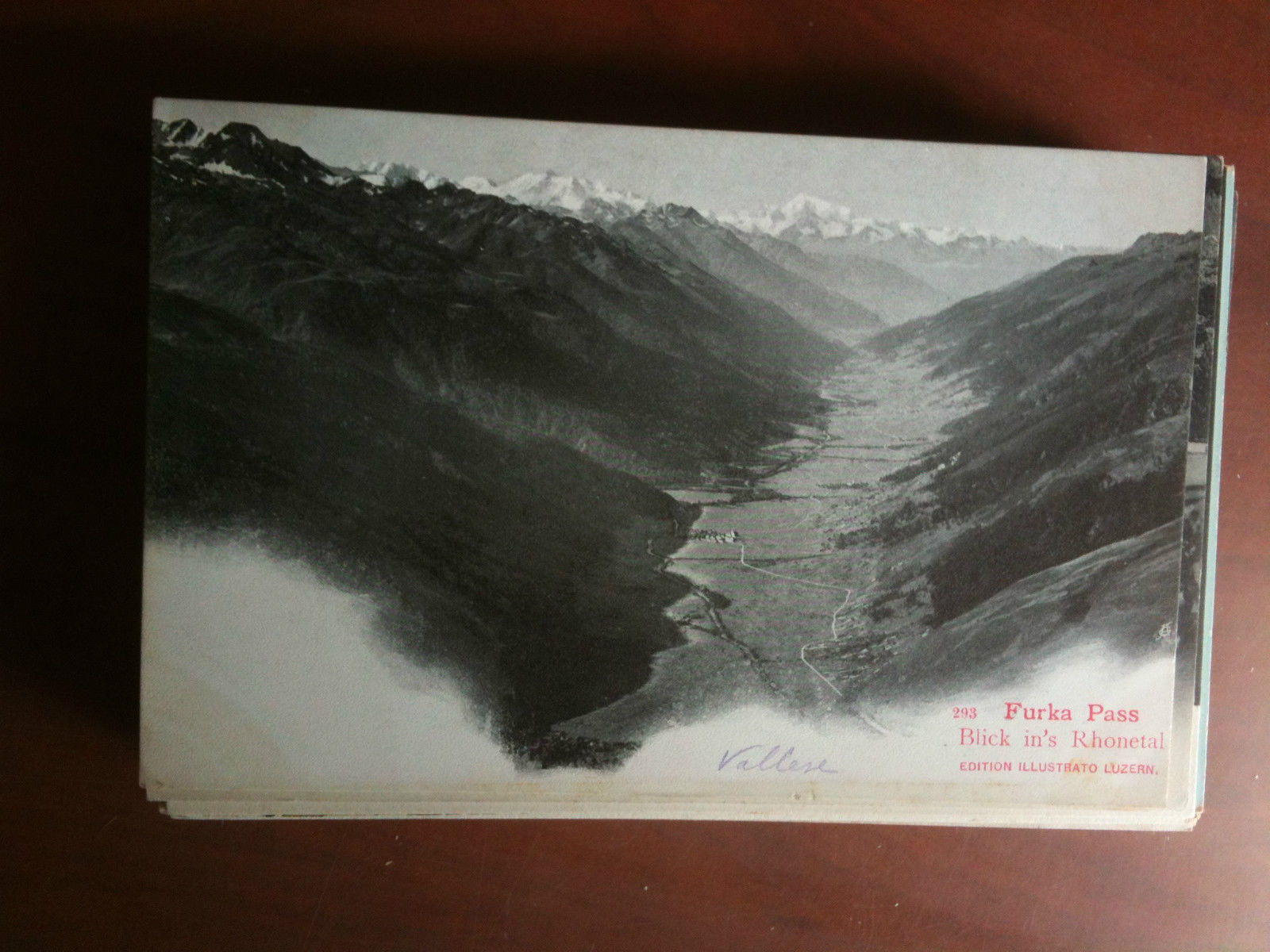 Cartolina Postkarte primi '900 Schweiz Furka Pass Rhonental - non …