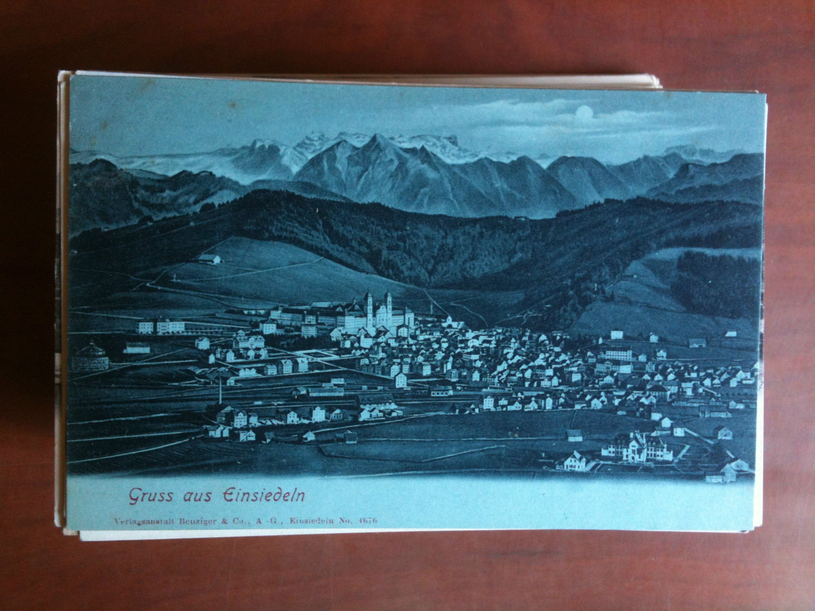 Cartolina Postkarte primi '900 Schweiz Gruss aus Einsiedeln - non …