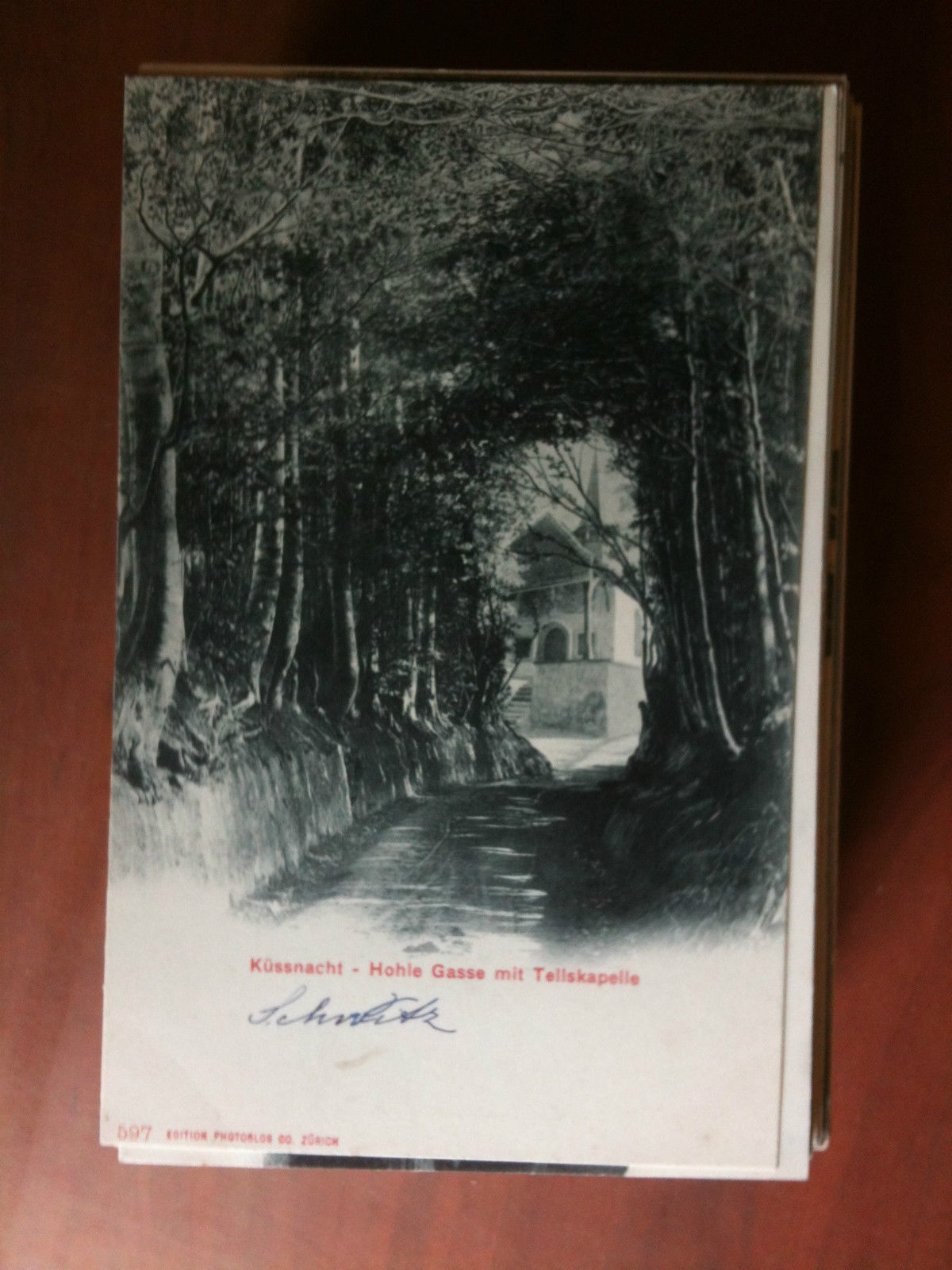 Cartolina Postkarte primi '900 Schweiz Kussnacht - non viaggiata