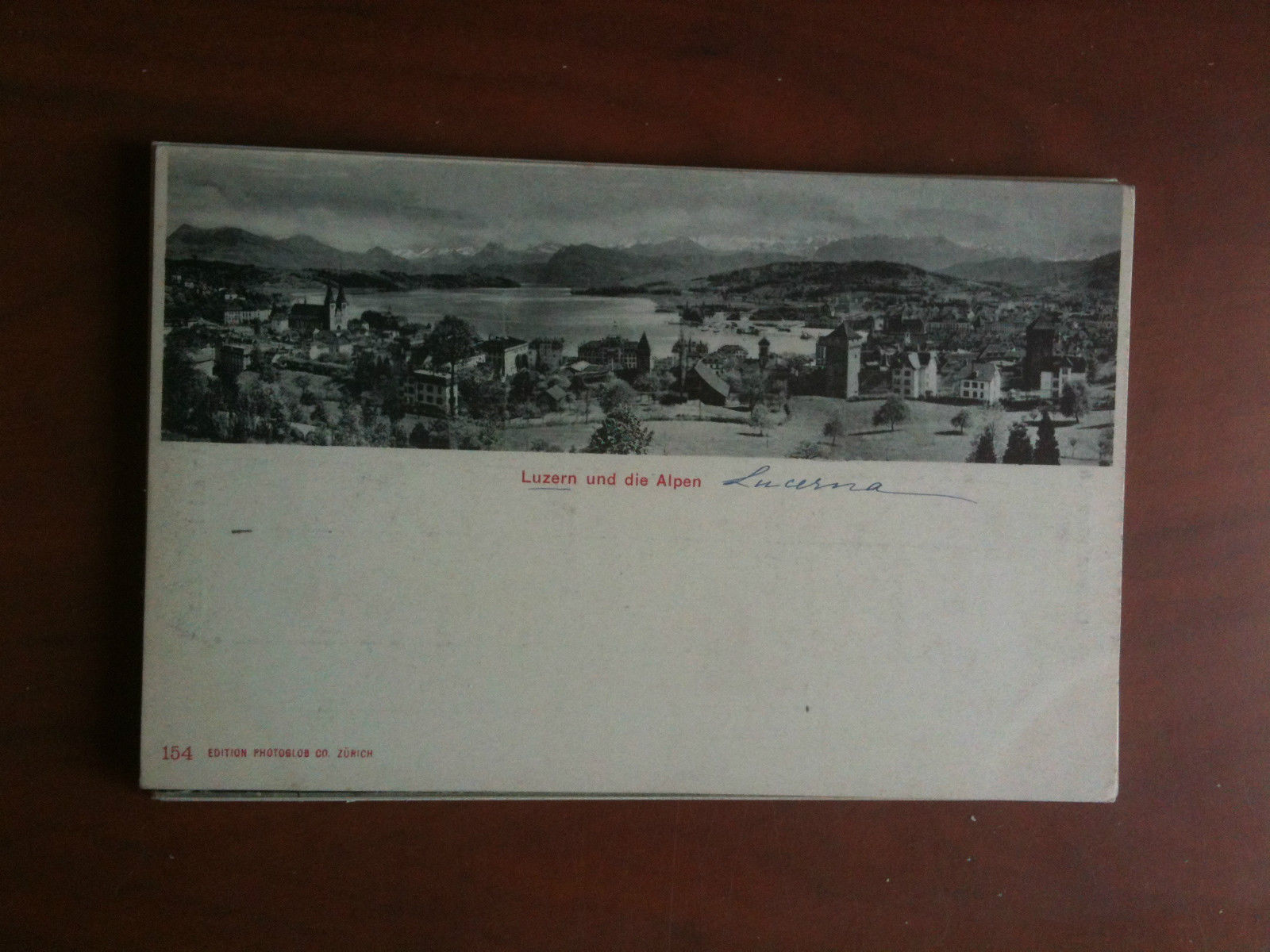 Cartolina Postkarte primi '900 Schweiz Luzern - non viaggiata