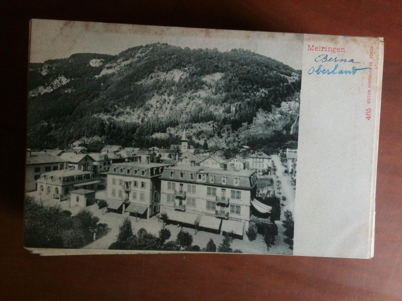 Cartolina Postkarte primi '900 Schweiz Meiringen - non viaggiata