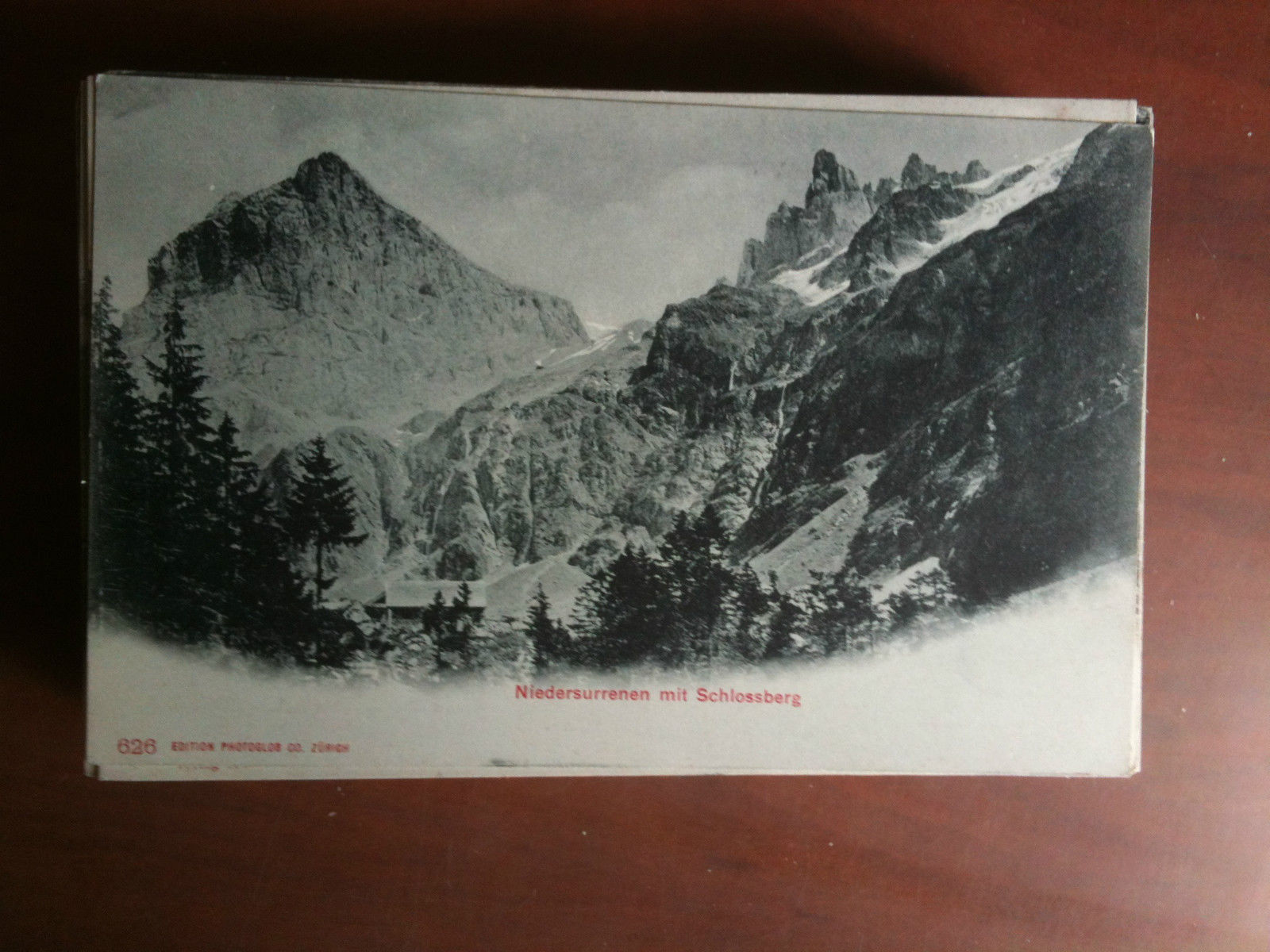 Cartolina Postkarte primi '900 Schweiz Nieder Surrenen - non viaggiata