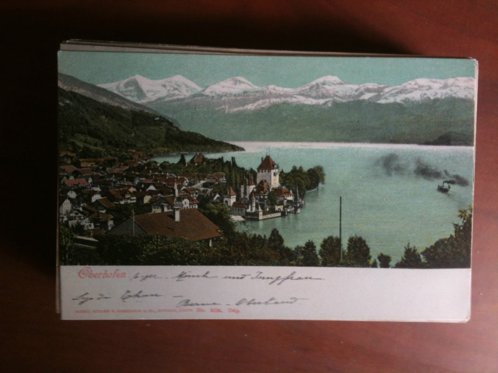 Cartolina Postkarte primi '900 Schweiz Oberhofen - non viaggiata