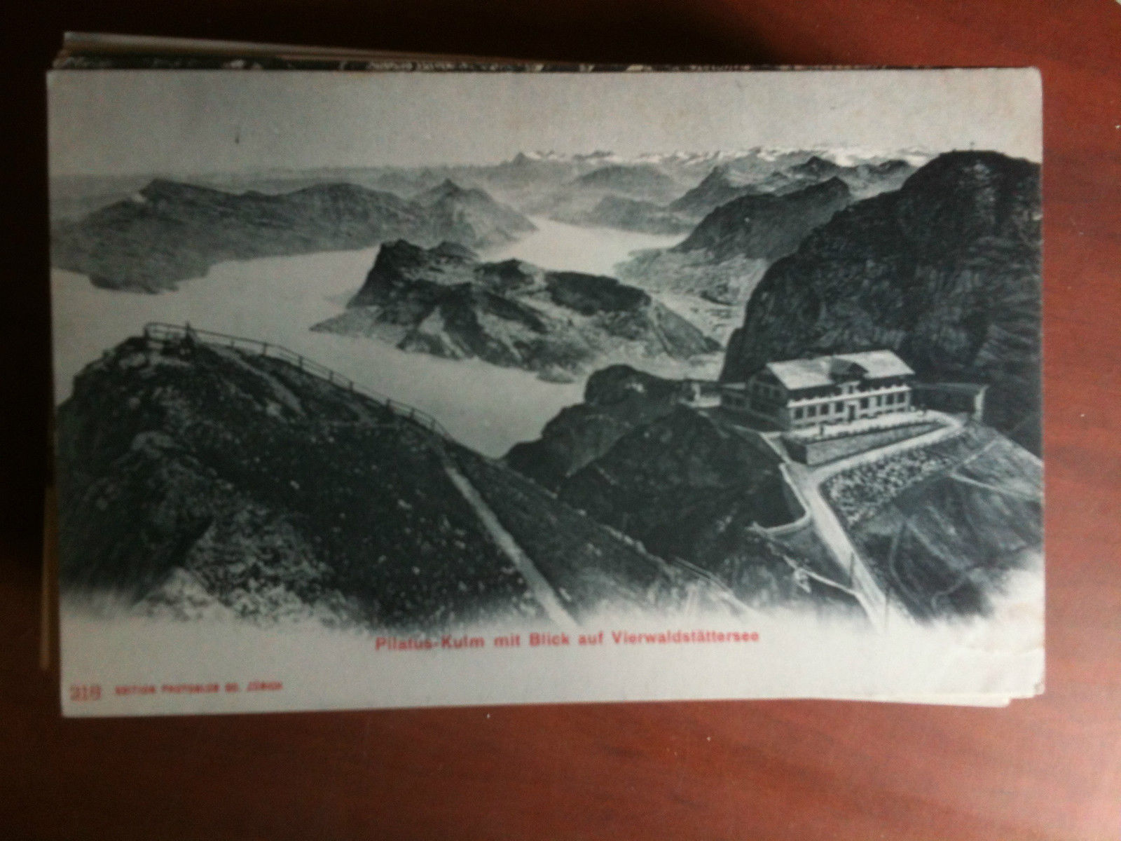 Cartolina Postkarte primi '900 Schweiz Pilatus-Kulm Blick - non viaggiata