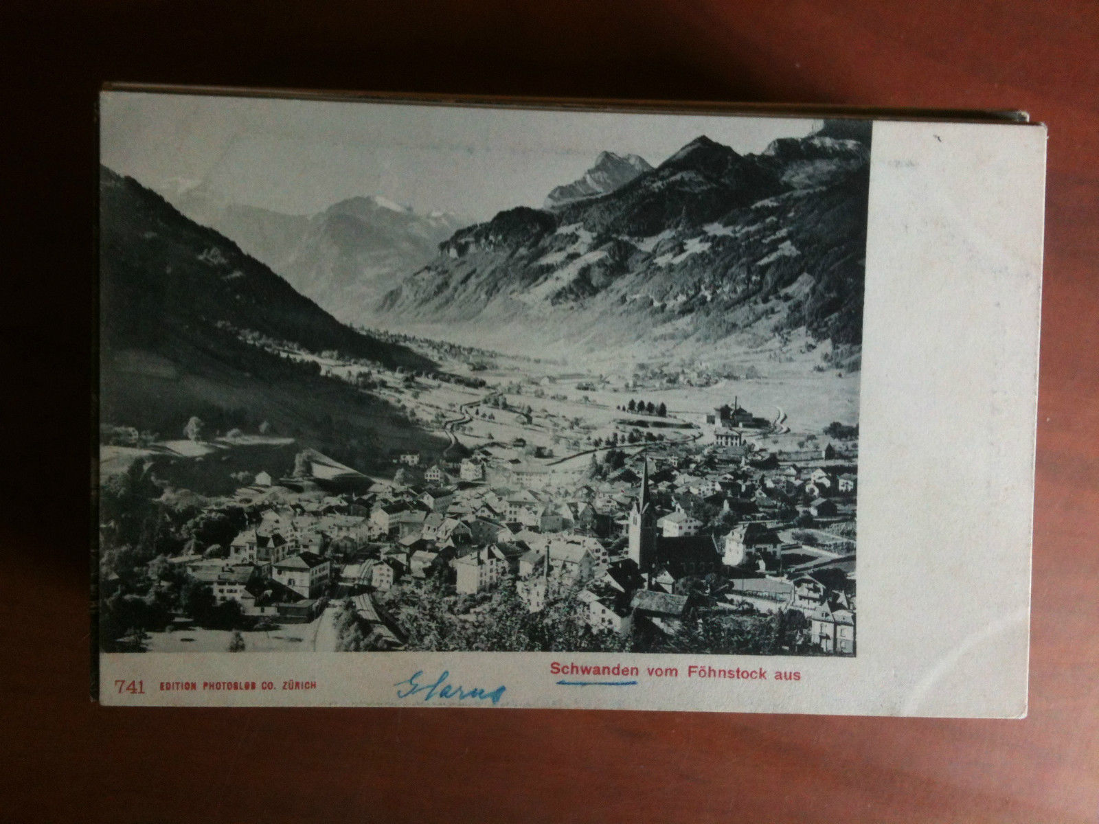 Cartolina Postkarte primi '900 Schweiz Schwanden - non viaggiata