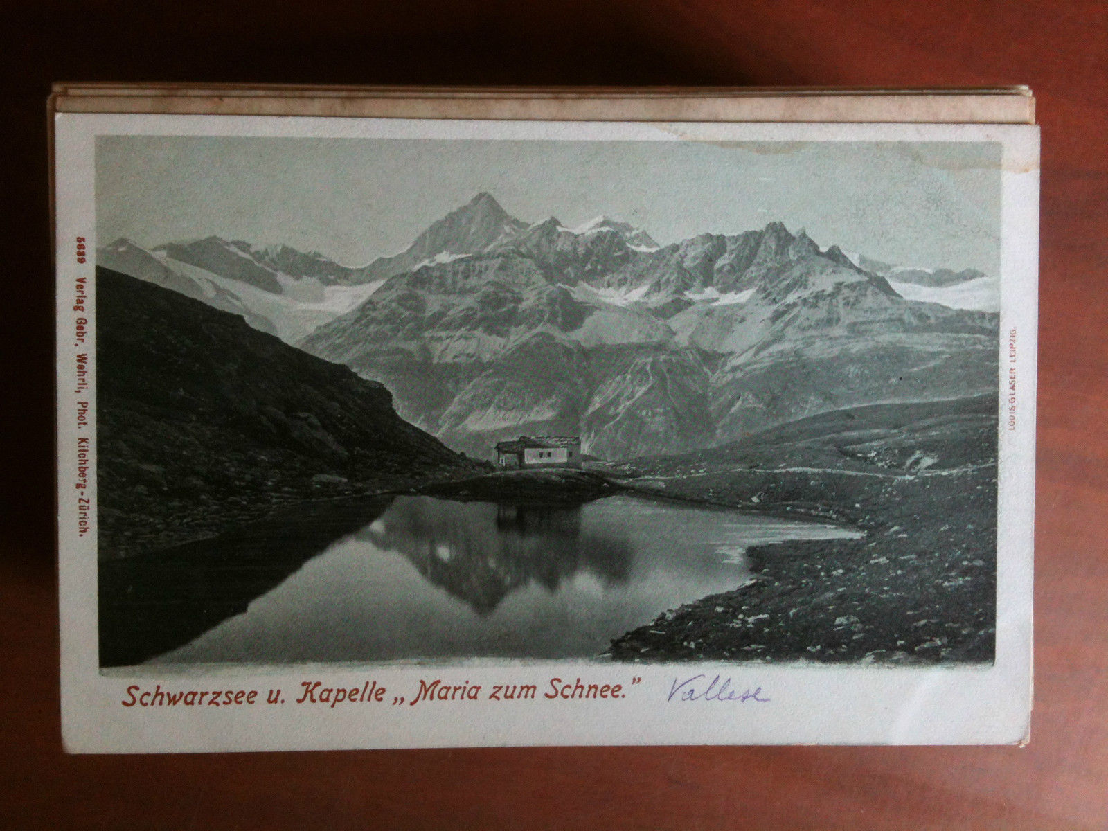 Cartolina Postkarte primi '900 Schweiz Schwarzsee Maria Schnee - non …