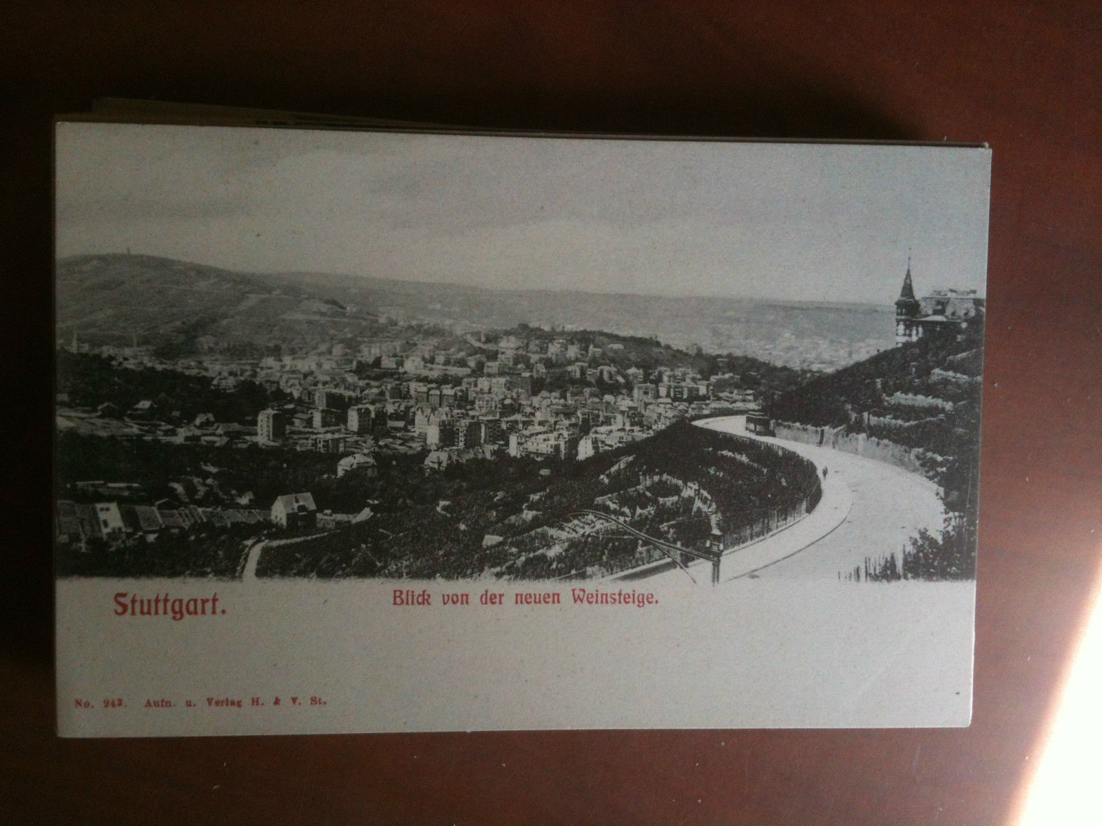 Cartolina Postkarte primi '900 Schweiz Stuttgart - non viaggiata