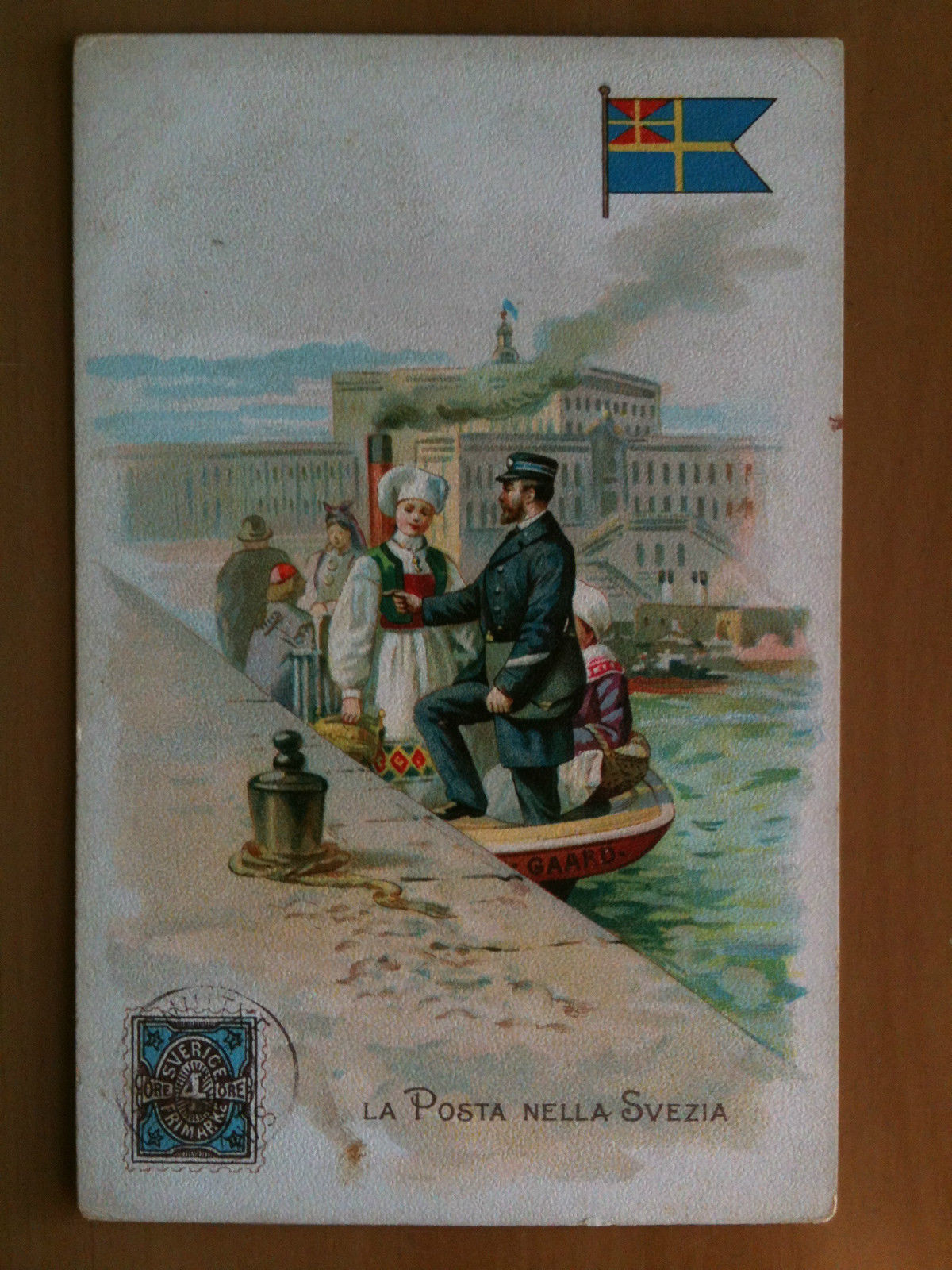 Cartolina primi '900 edizione speciale "La Posta nella Svezia" - …