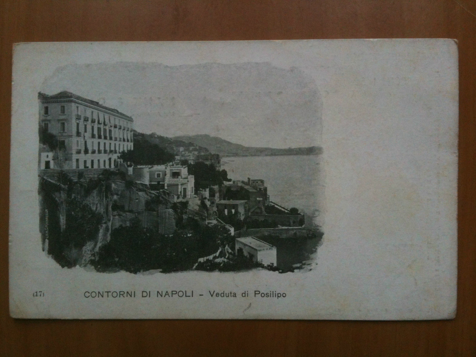 Cartolina primi '900 Napoli Posillipo con pubblicità Neumann - non …