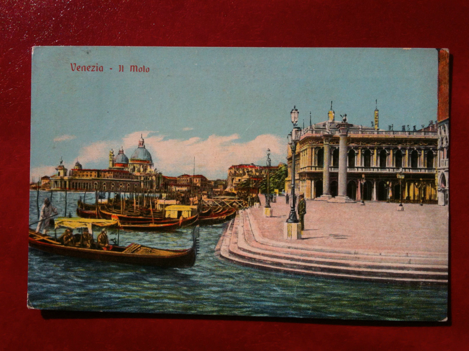 Cartolina primi '900 Venezia - Il Molo - viaggiata