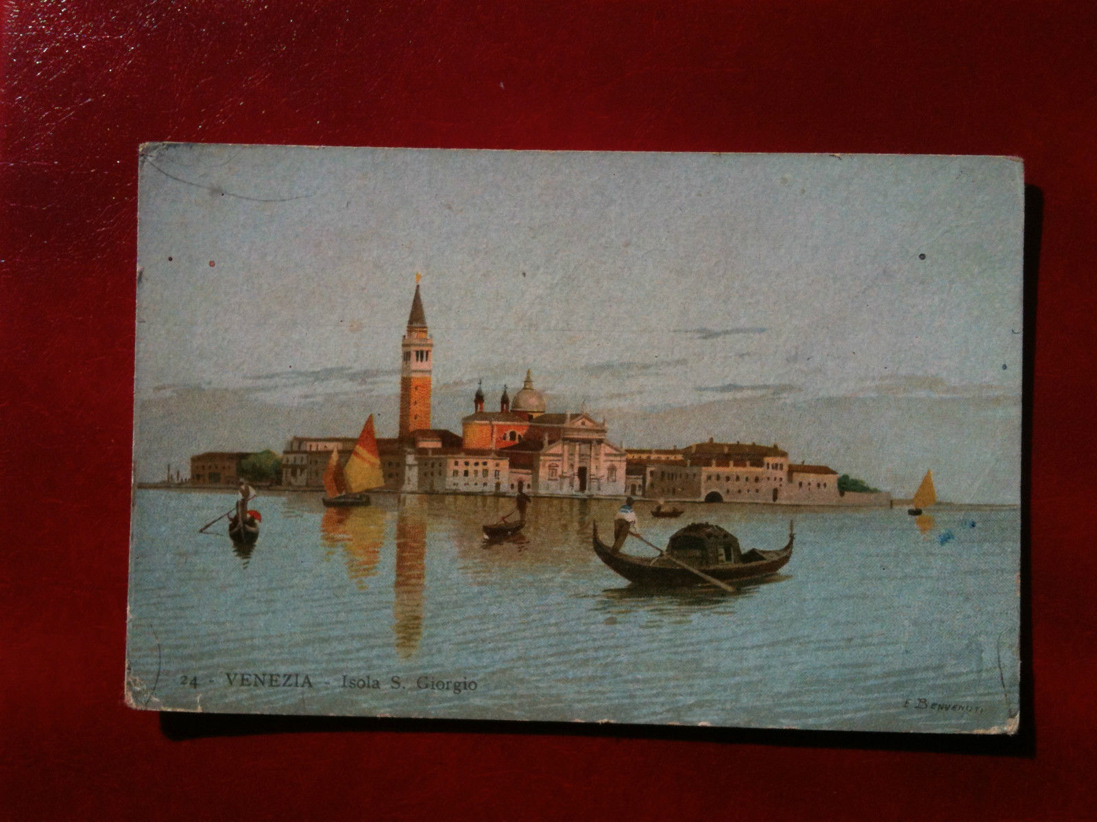 Cartolina primi '900 Venezia - Isola S. Giorgio - non …