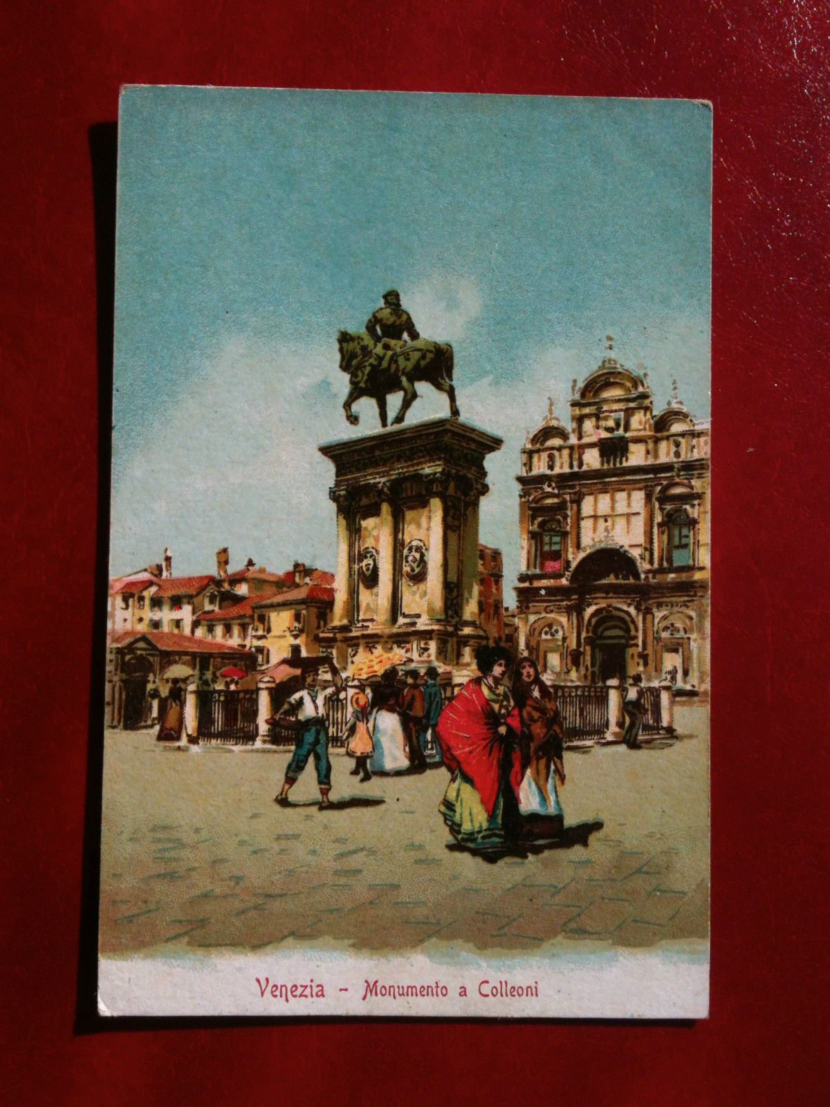 Cartolina primi '900 Venezia - Monumento a Colleoni - non …