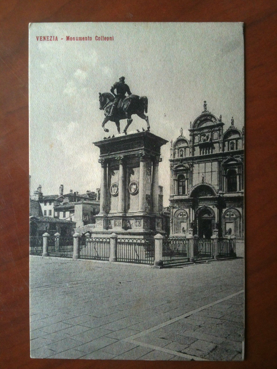 Cartolina primi '900 Venezia - Monumento Colleoni - non viaggiata