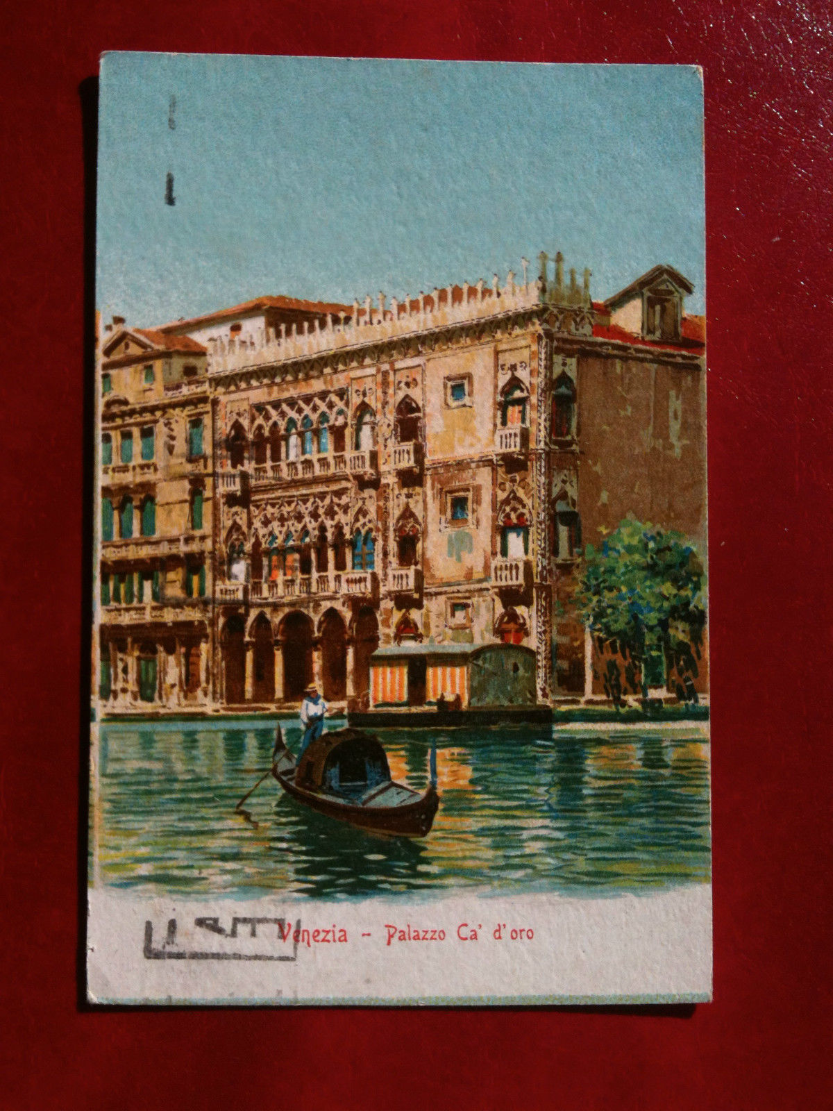 Cartolina primi '900 Venezia - Palazzo Cà d'Oro - viaggiata