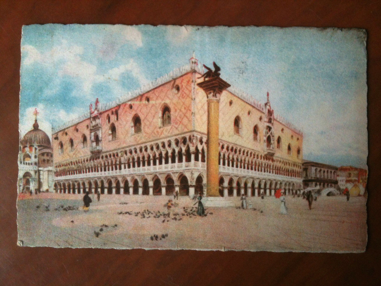 Cartolina primi '900 Venezia - Palazzo Ducale - viaggiata