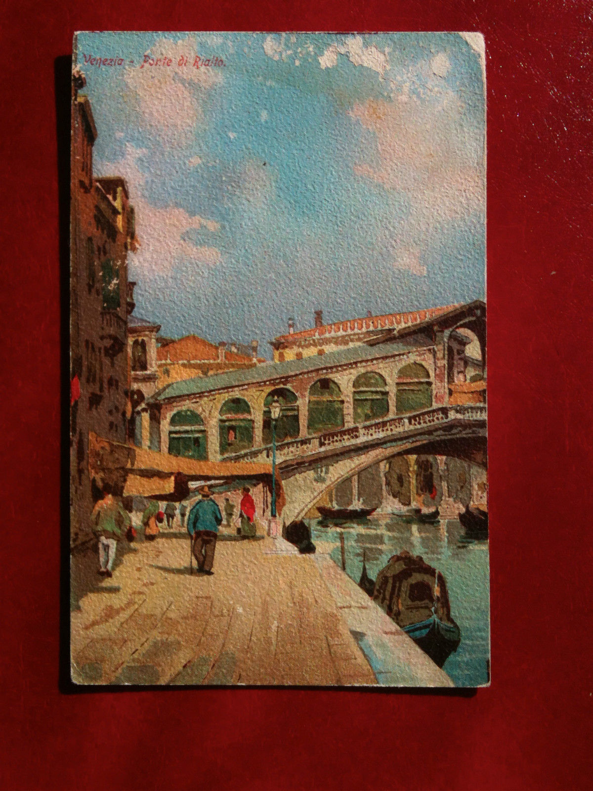 Cartolina primi '900 Venezia - Ponte di Rialto - non …