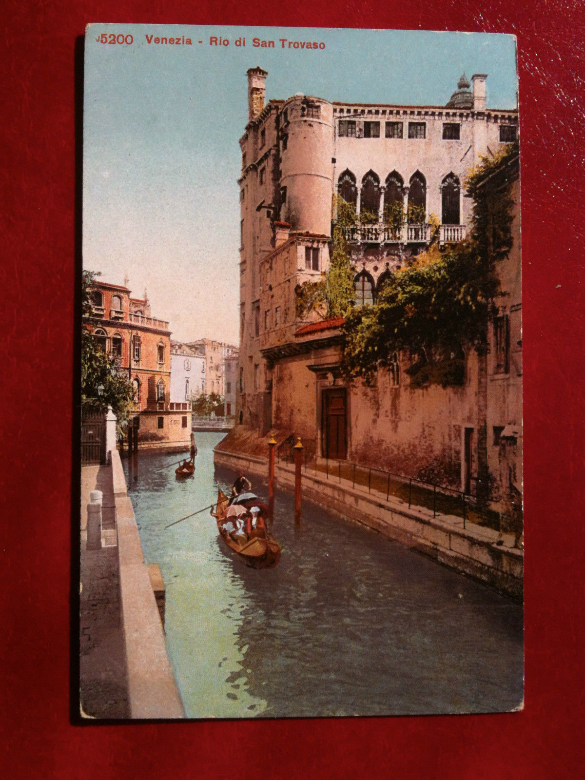 Cartolina primi '900 Venezia - Rio di San Trovaso - …