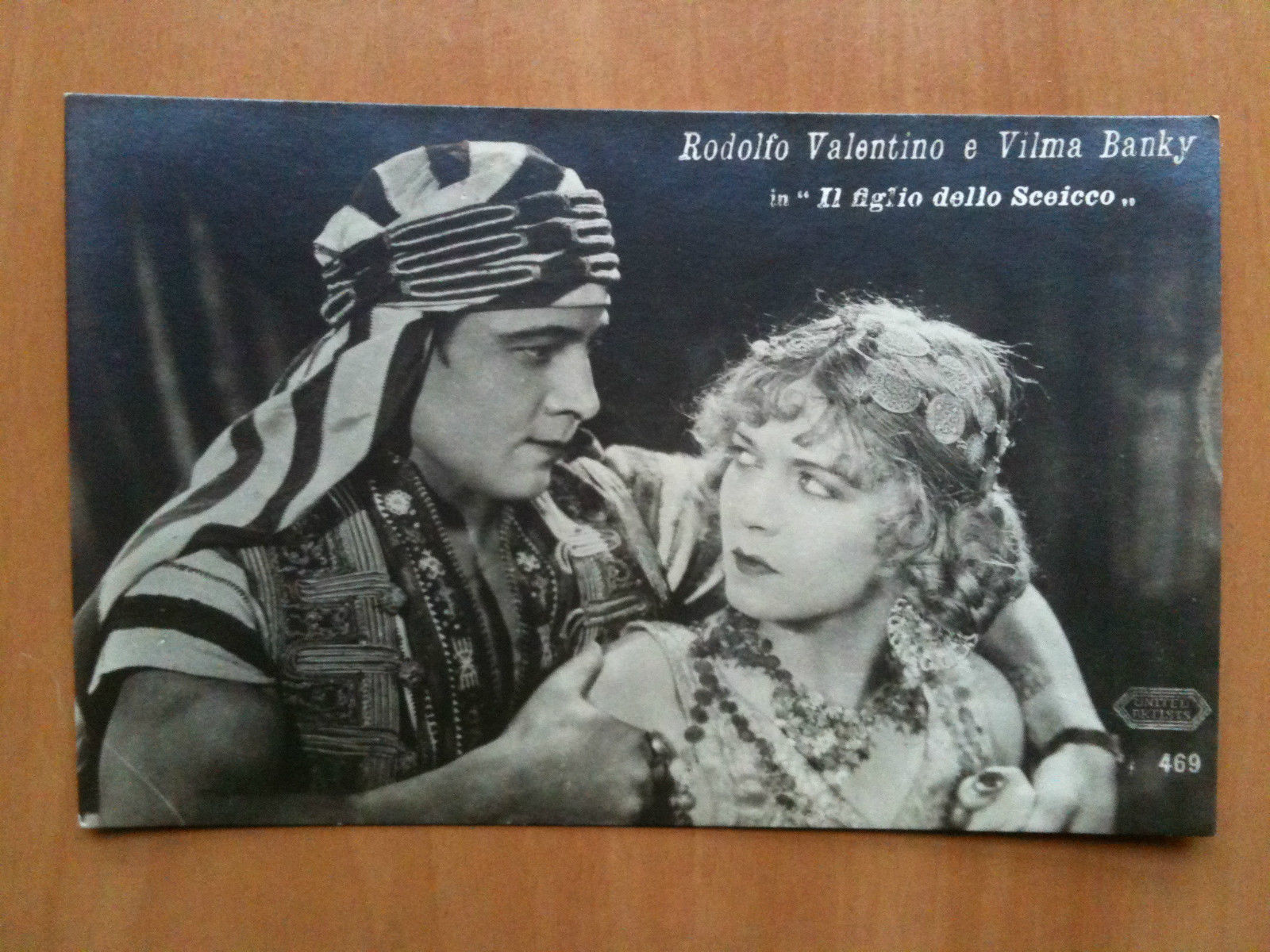 Cartolina Rodolfo Valentino "Il figlio dello sceicco" - anni '20 …