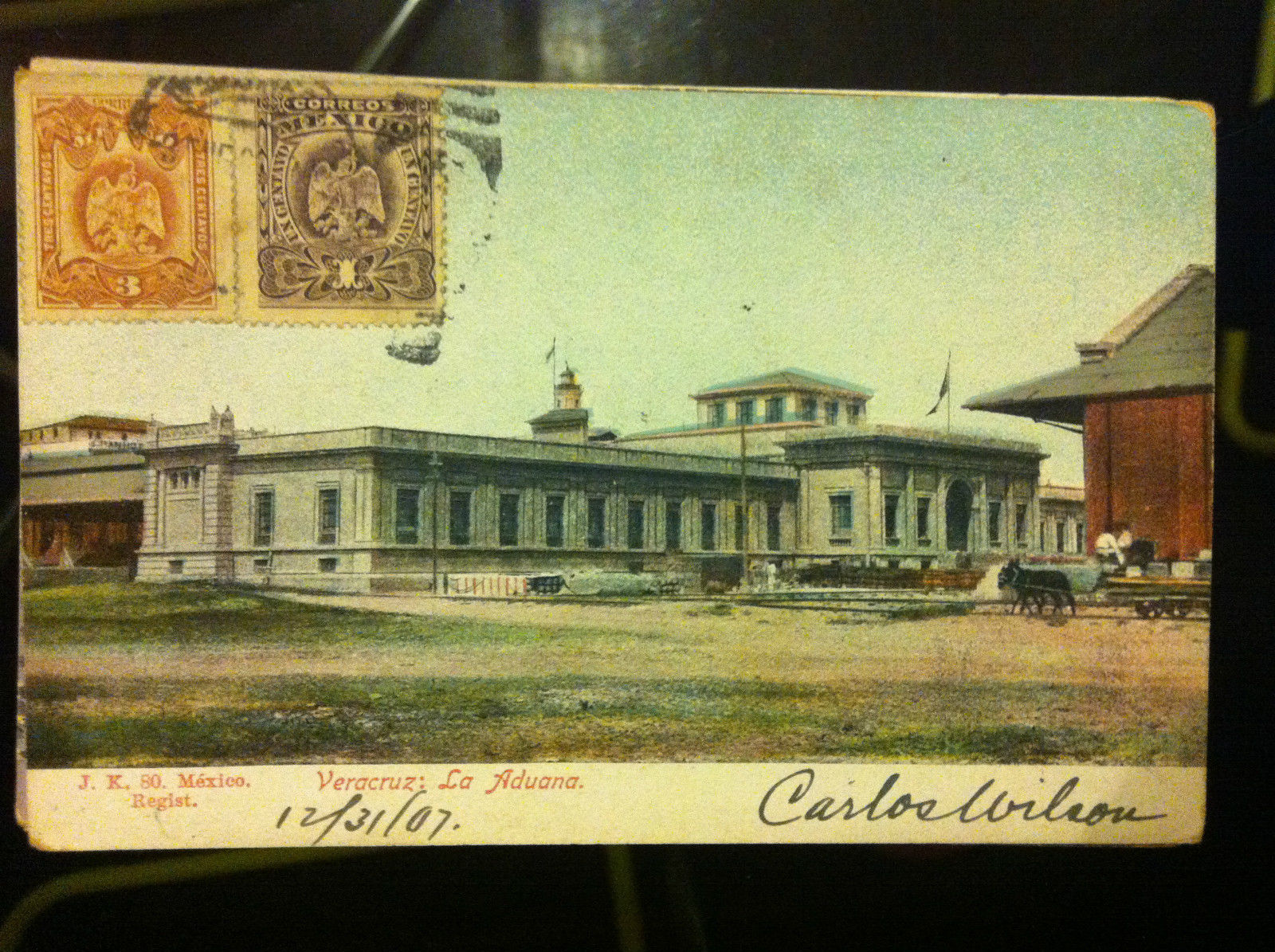 Cartolina Tarjeta inizi '900 Mexico Veracruz - viaggata - E9631