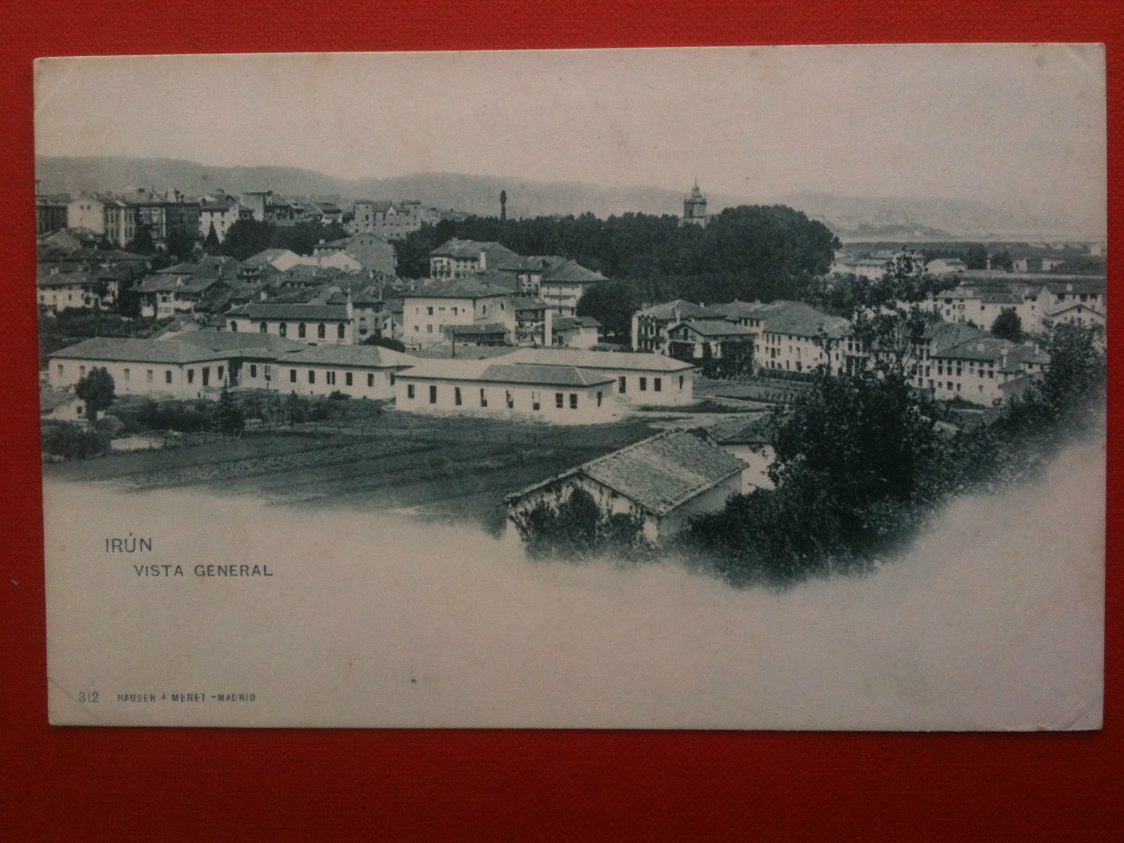 Cartolina Tarjeta primi '900 Spagna Irùn Vista general - non …