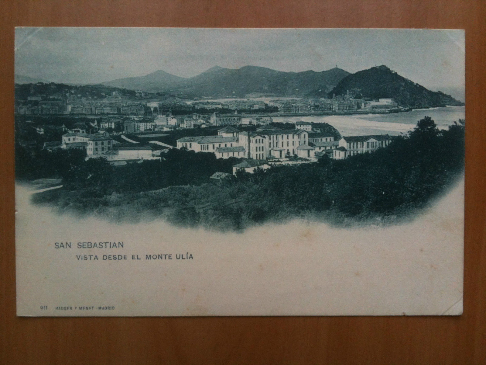 Cartolina Tarjeta primi '900 Spagna San Sebastian Monte Ulìa - …