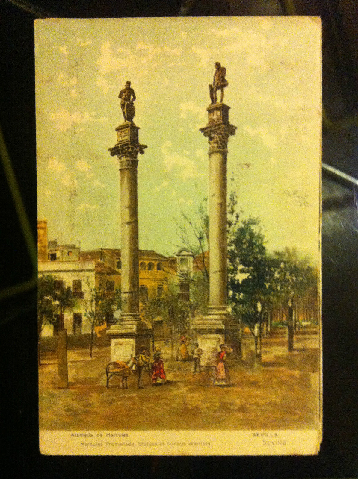 Cartolina Tarjeta primi '900 Spagna Sevilla Hercules - non viaggiata …