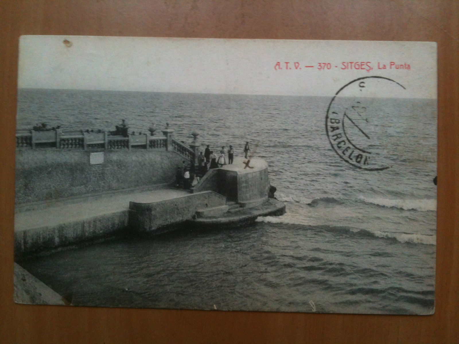 Cartolina Tarjeta primi '900 Spagna Stiges La Punta - viaggiata