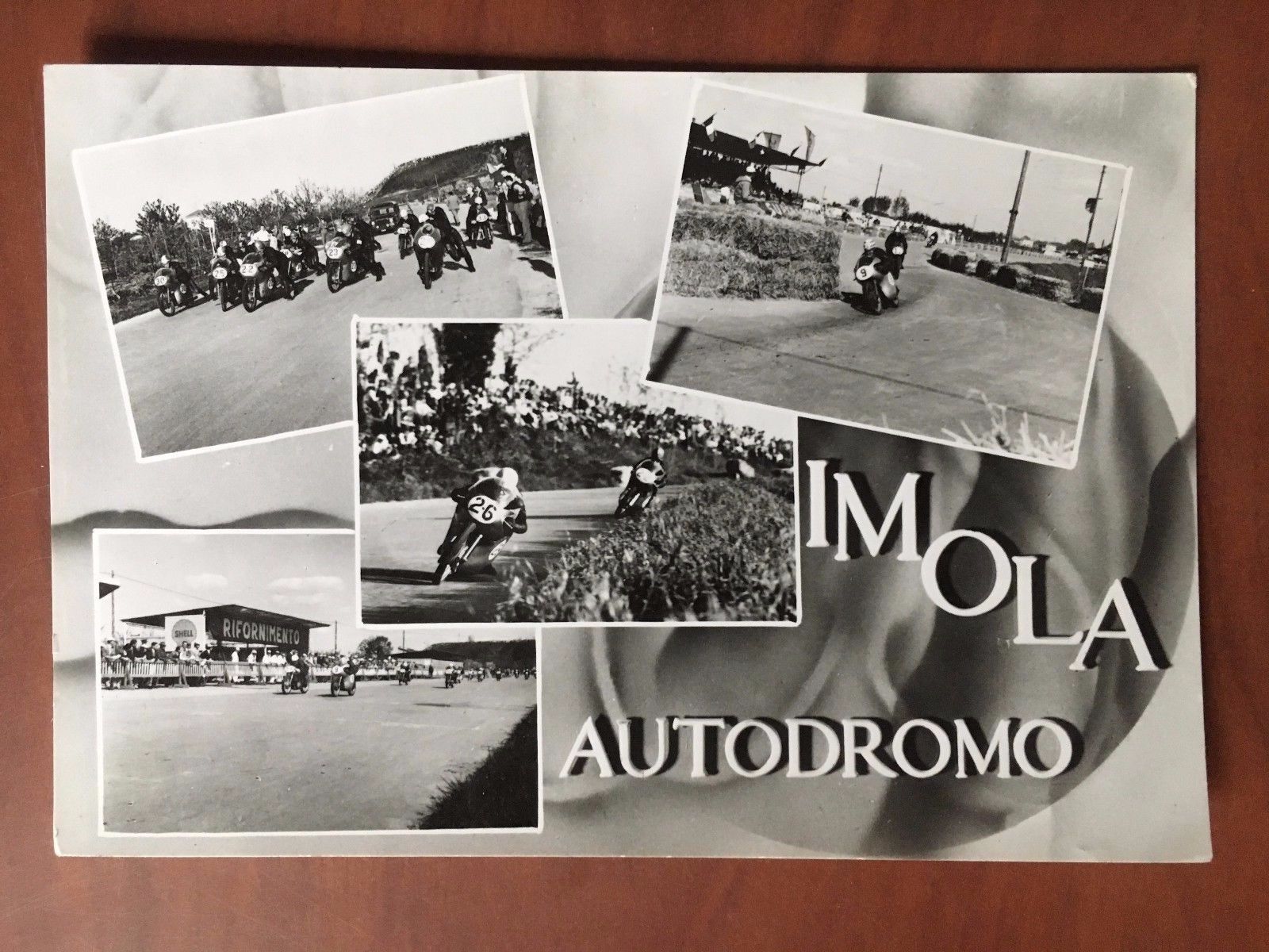Cartolina vera foto originale Imola autodromo moto 1969 viaggiata - …